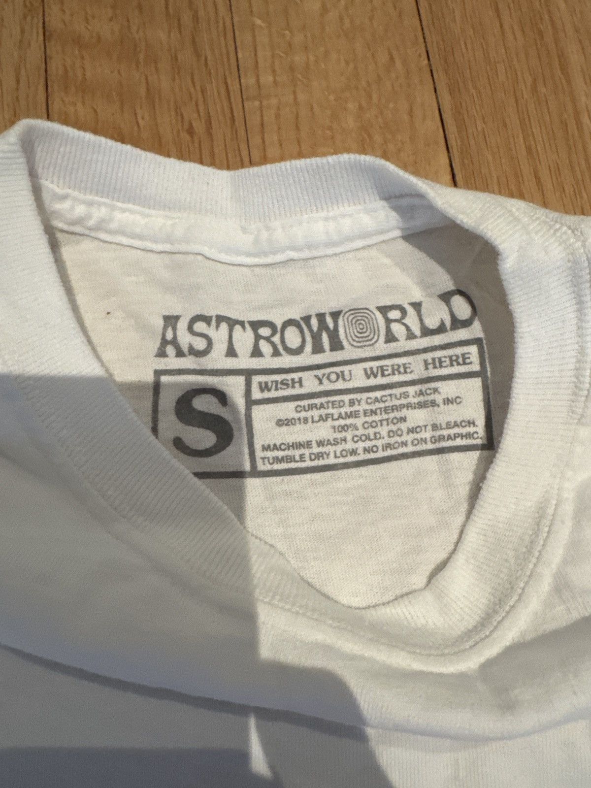 Travis Scott Travis Scott Astroworld No Bystanders T shirt size S Size US S / EU 44-46 / 1 - 4 Thumbnail