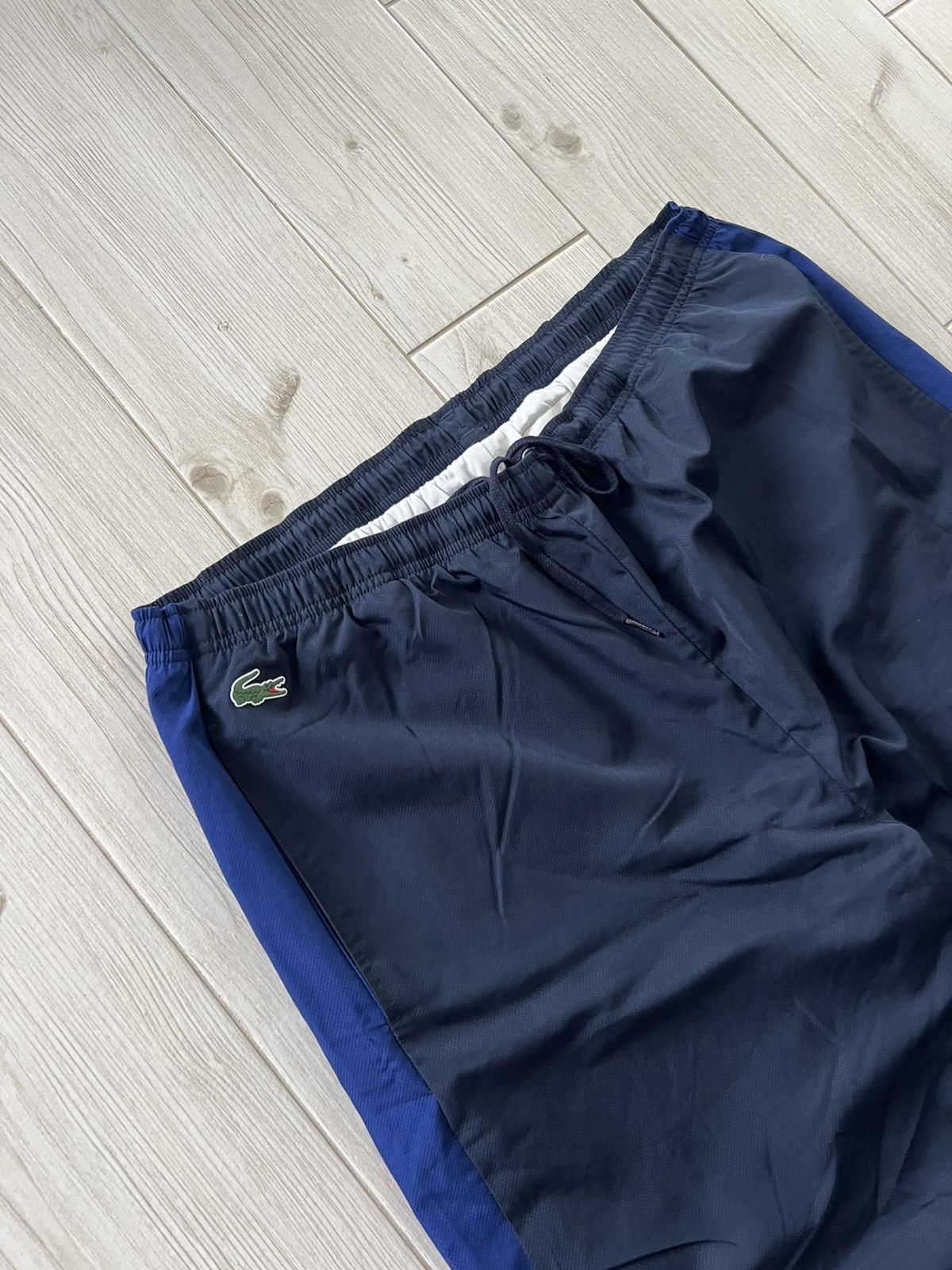 Lacoste Vintage Lacoste Nylon Y2K Logo Pants XXL Blue Size US 38 / EU 54 - 6 Thumbnail