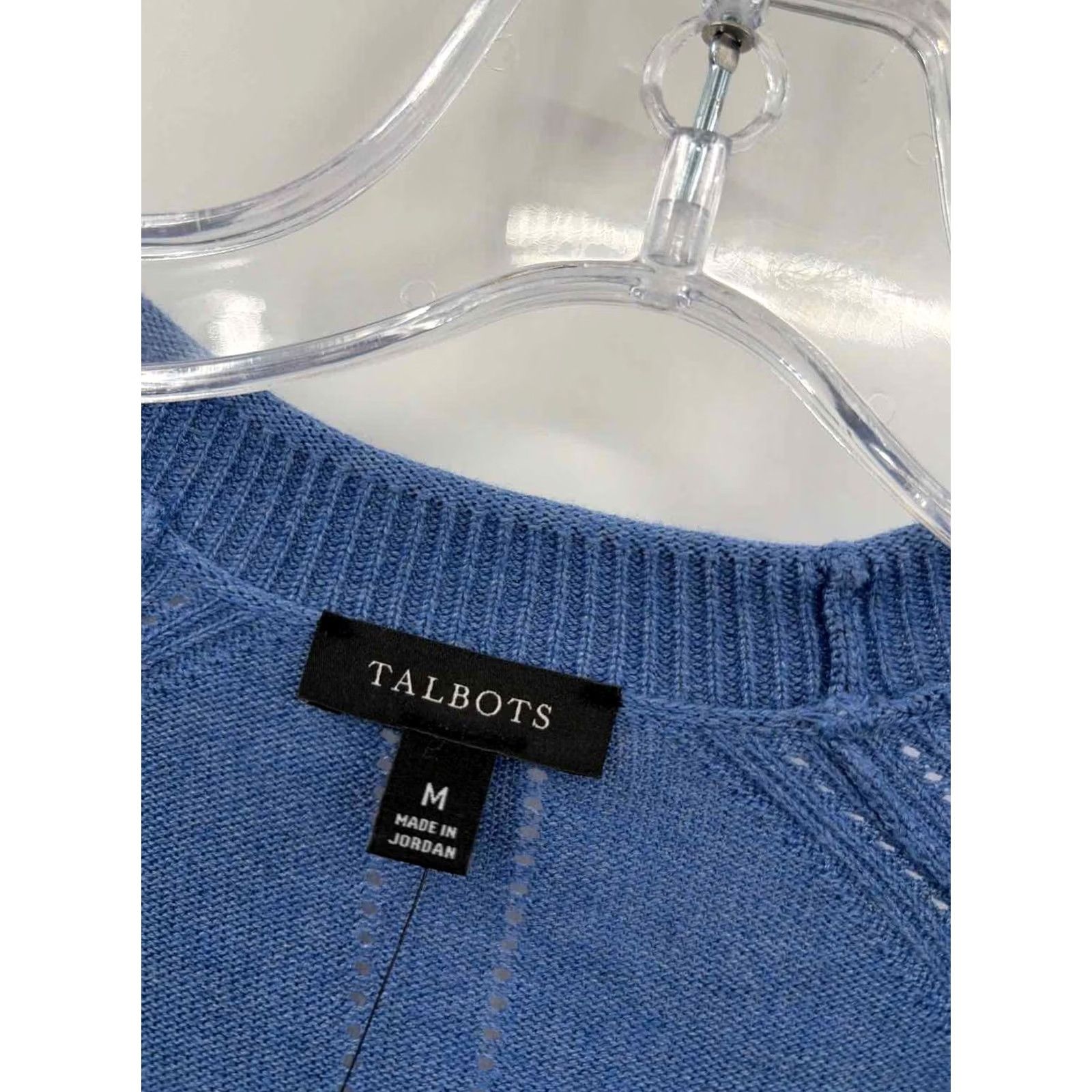 Talbots Pre-Owned Talbots Blue Size Medium Cardigan Sweater Size M / US 6-8 / IT 42-44 - 2 Thumbnail