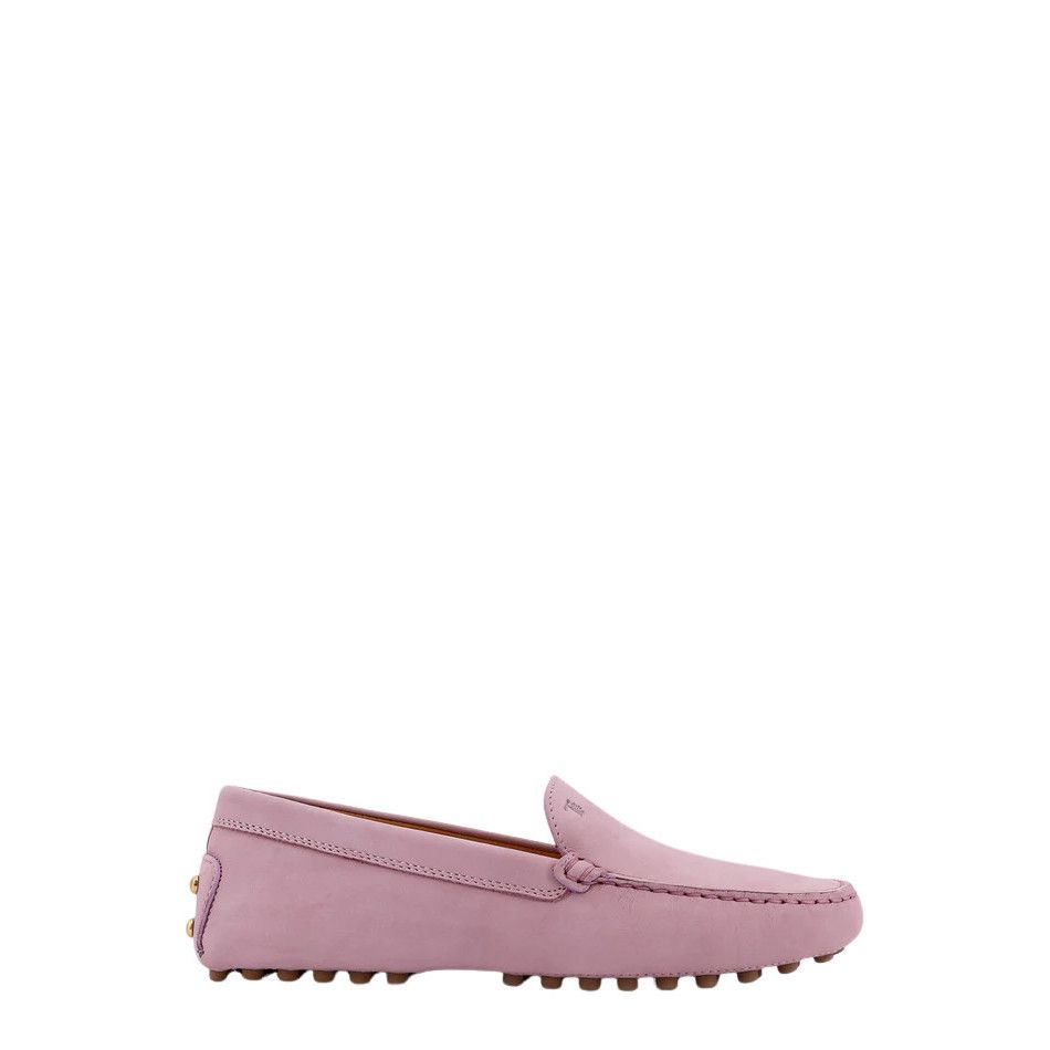 TOD'S Pink Suede Loafers New And Authentic (Women's size:6;)
