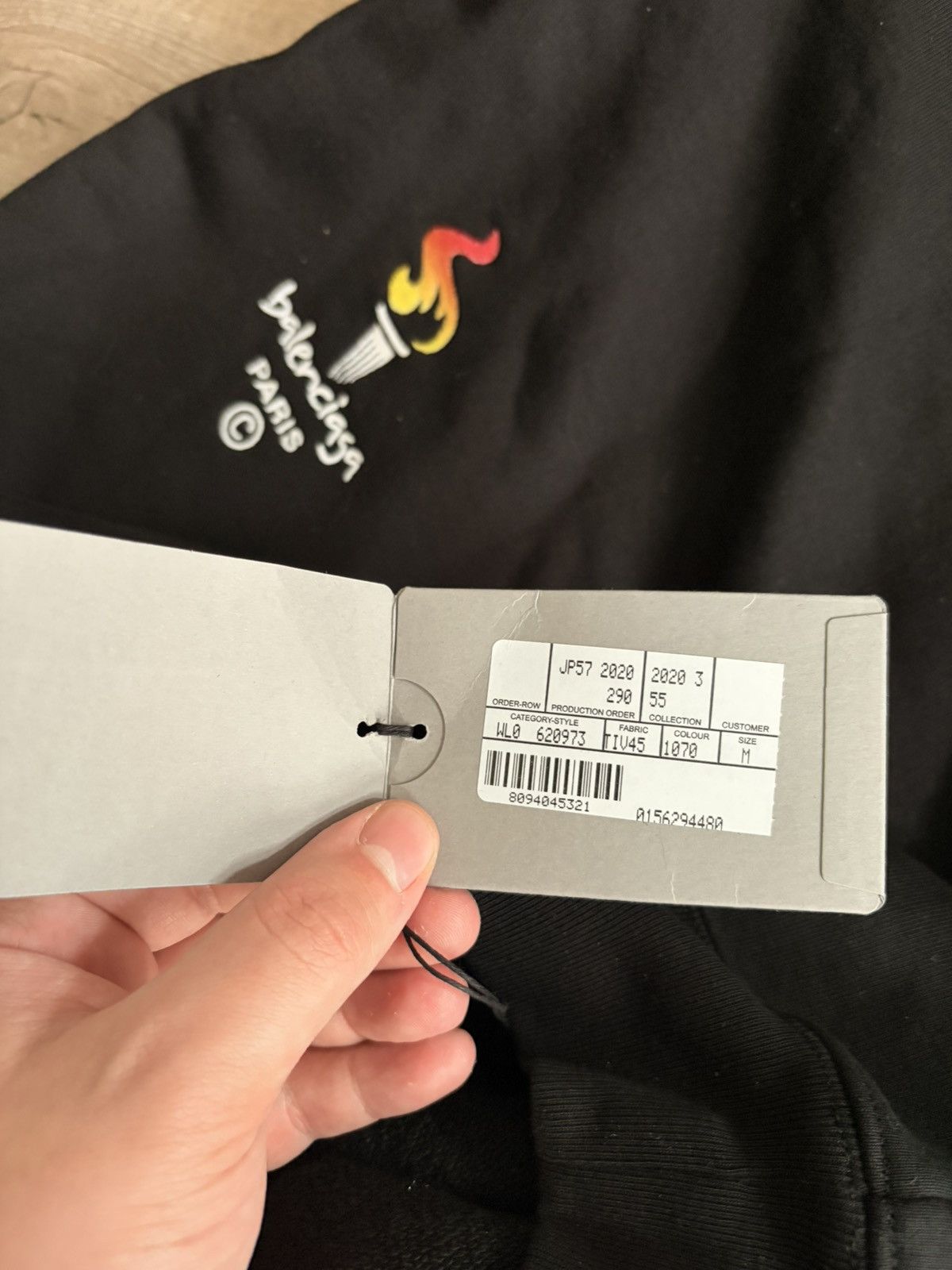 Balenciaga Balenciaga Paris Hoodie Size US M / EU 48-50 / 2 - 6 Thumbnail