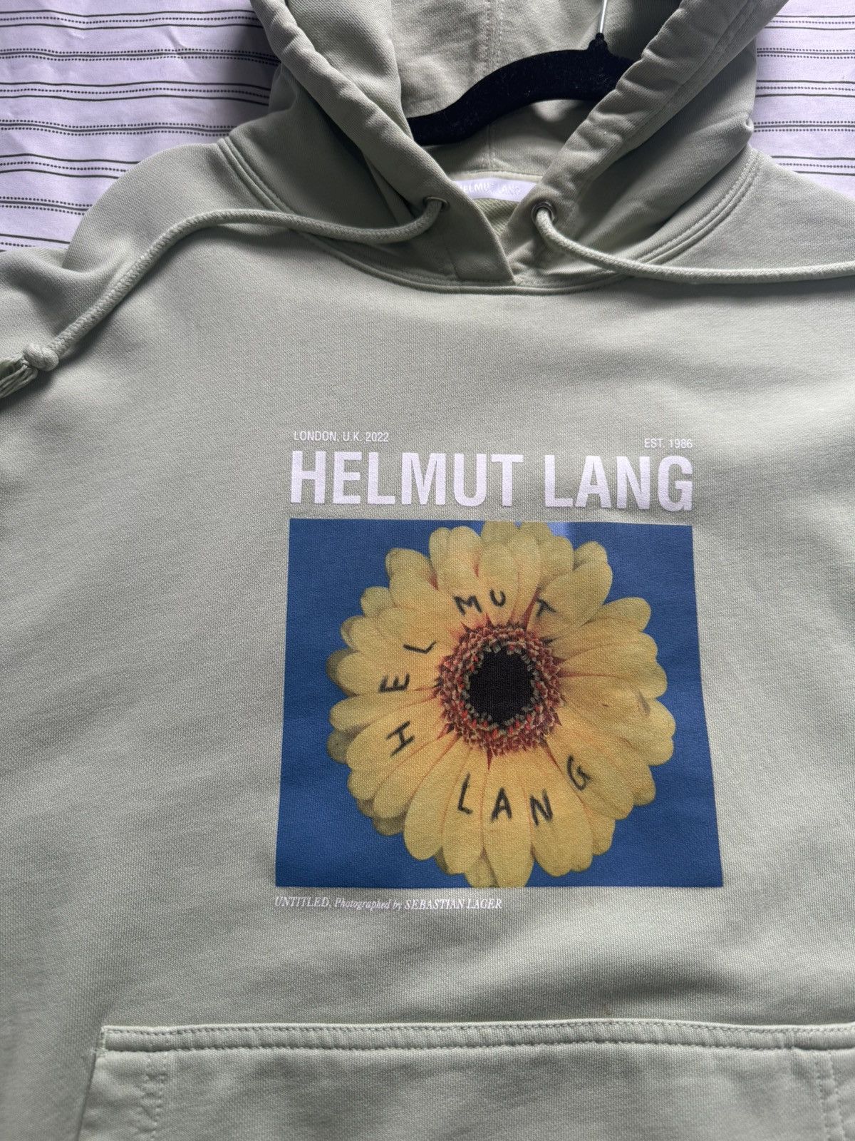 Helmut Lang Helmut Lang Photo 5 Hoodie Green | Size M Size US M / EU 48-50 / 2 - 4 Thumbnail
