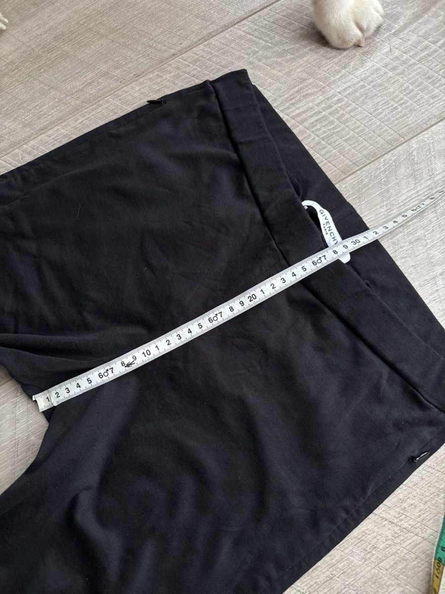 Givenchy Givenchy Black Cotton Jersey RIRI Zip Detail Leggings Size 32" / US 10 / IT 46 - 12 Thumbnail