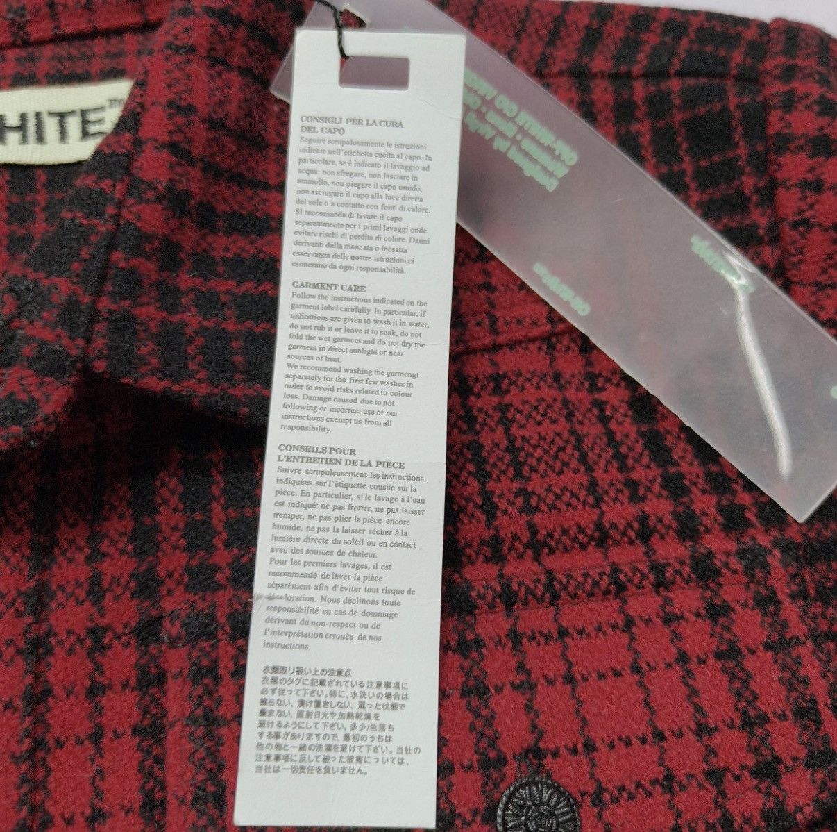 Off-White Off-White tartan check flannel shirt Size US XS / EU 42 / 0 - 4 Thumbnail
