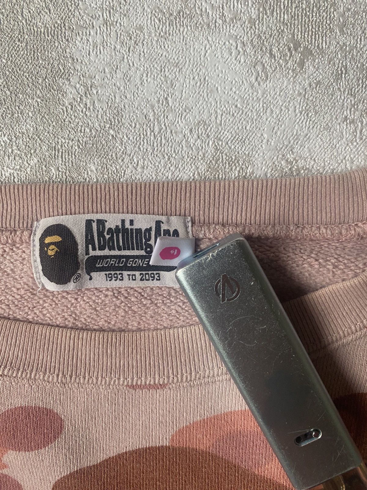 Bape Rare Crazy Pink Monogram Sweatshirt Bape Size XS / US 0-2 / IT 36-38 - 8 Thumbnail