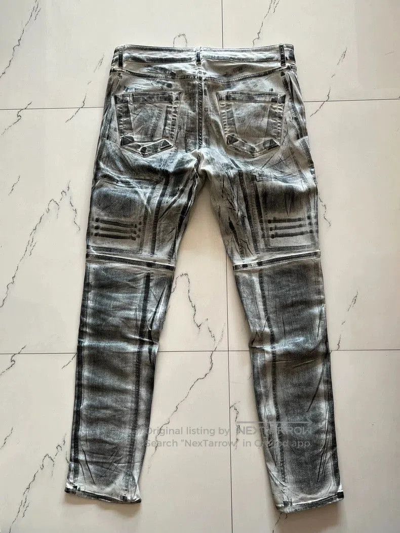 Rick Owens Drkshdw Rick Owens DRKSHDW White Waxed Pants. Size US 30 / EU 46 - 2 Thumbnail