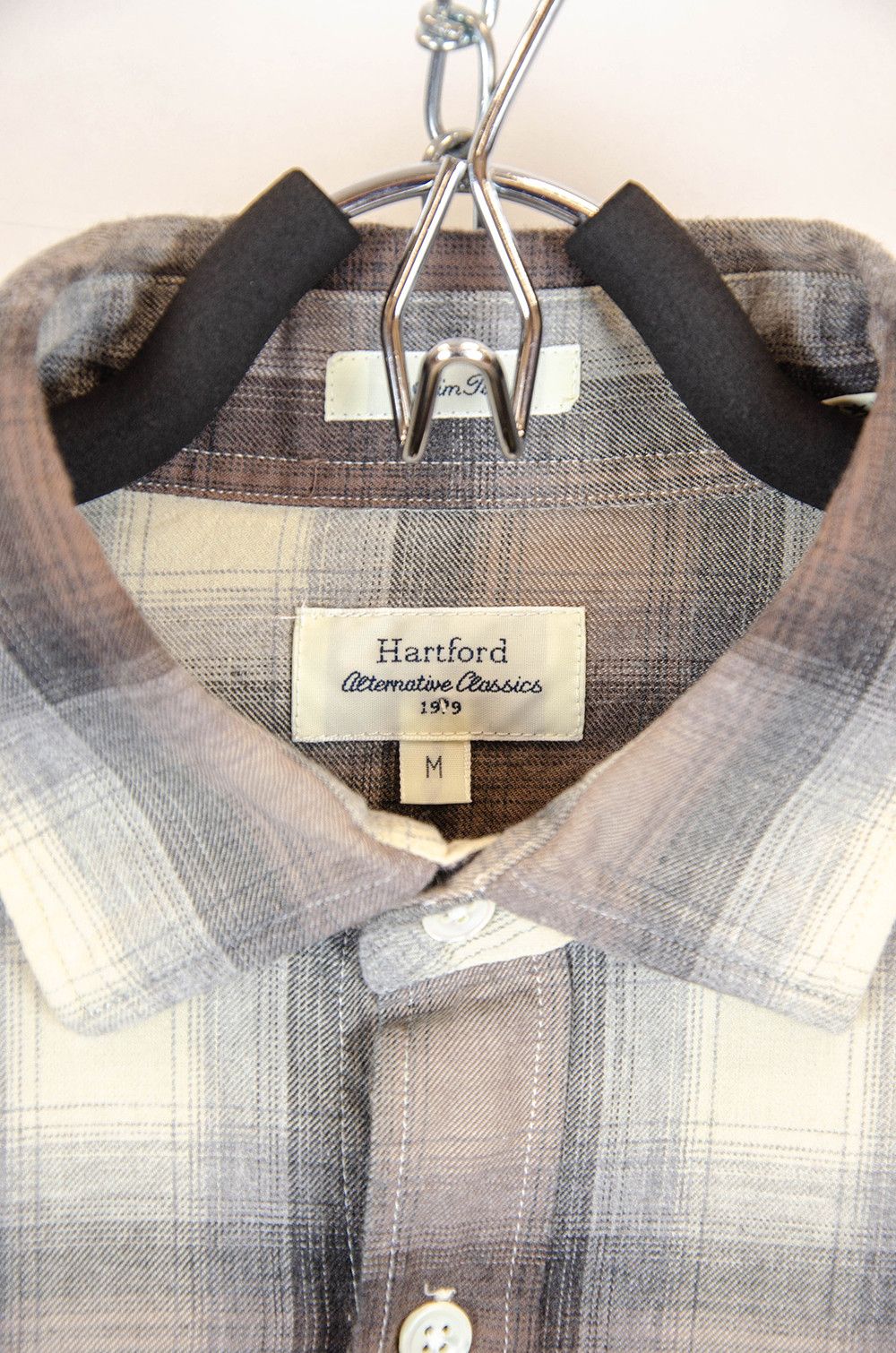 Hartford Hartford Slim Fit Plaid Cotton Shirt – Size M Size US M / EU 48-50 / 2 - 7 Thumbnail