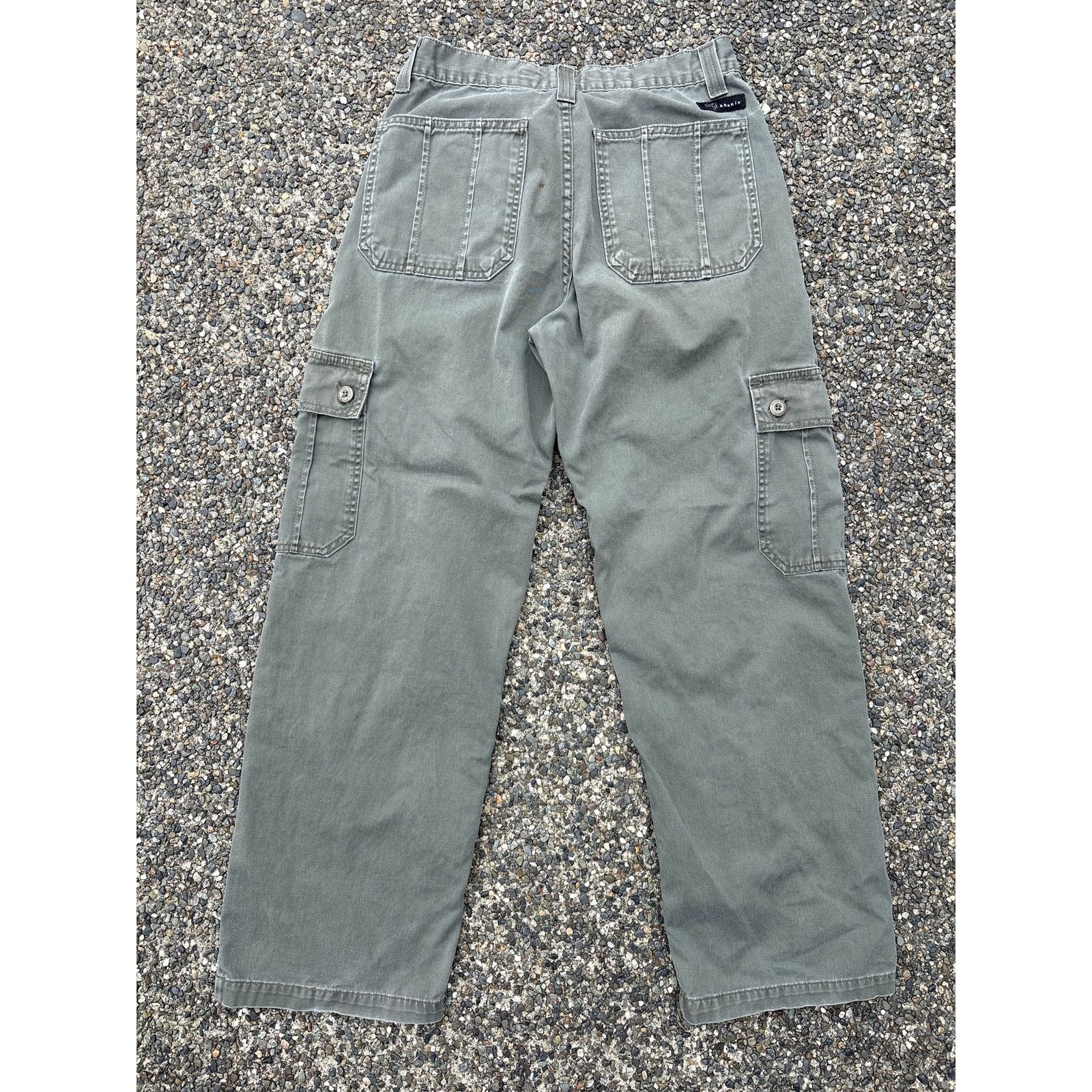 Levi's Vtg Levi’s SilverTab Khakis Cargo Green faded grunge 29x32 Size US 29 - 4 Thumbnail