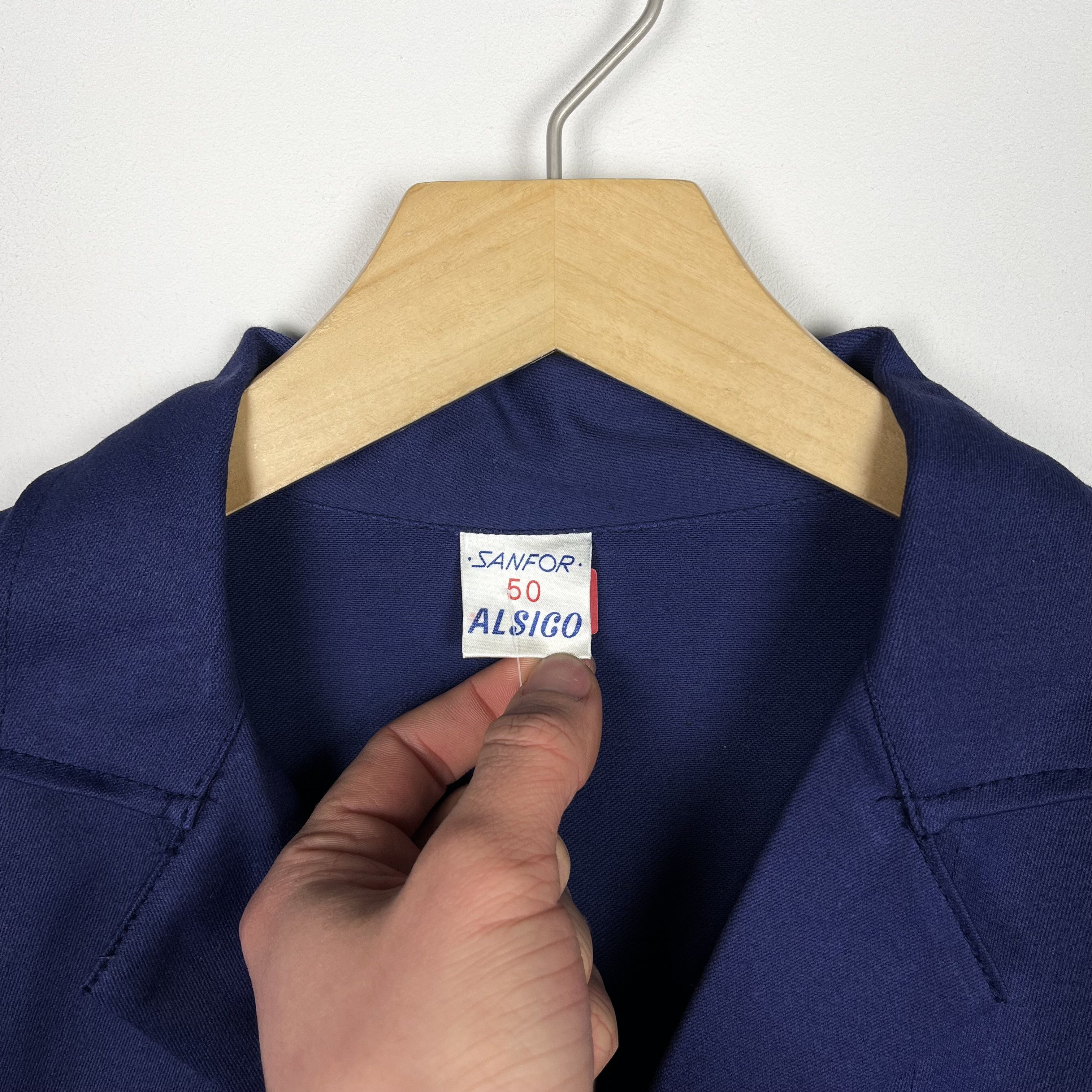 Le Laboureur Vintage Sanfor 3-Pocket French Work Jacket 80’s Size US M / EU 48-50 / 2 - 8 Thumbnail