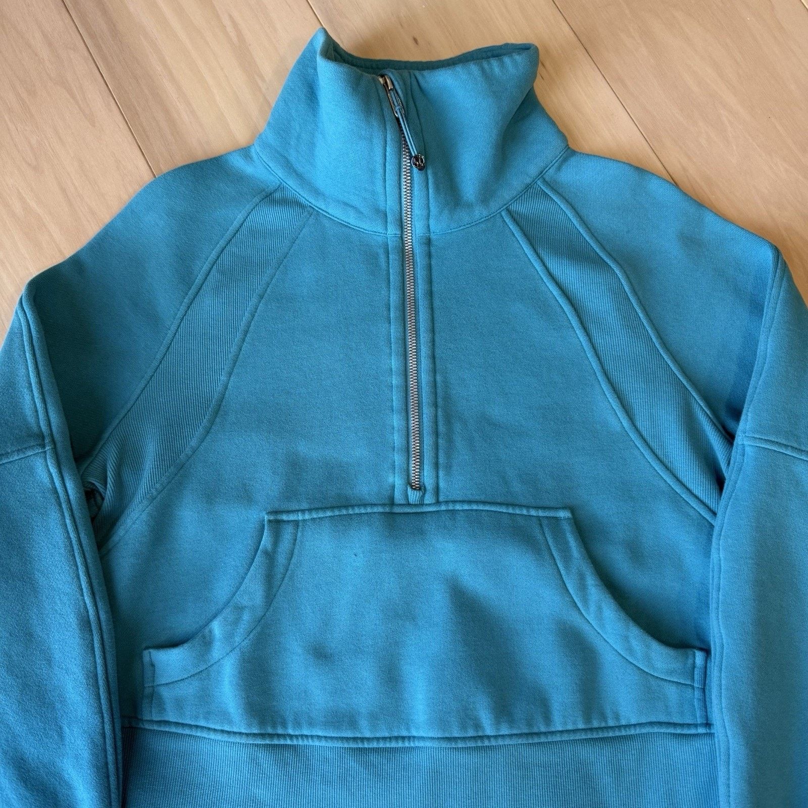 Lululemon Lululemon Scuba Oversized Funnel Neck XS/S Blue Fleece Size S / US 4 / IT 40 - 4 Thumbnail