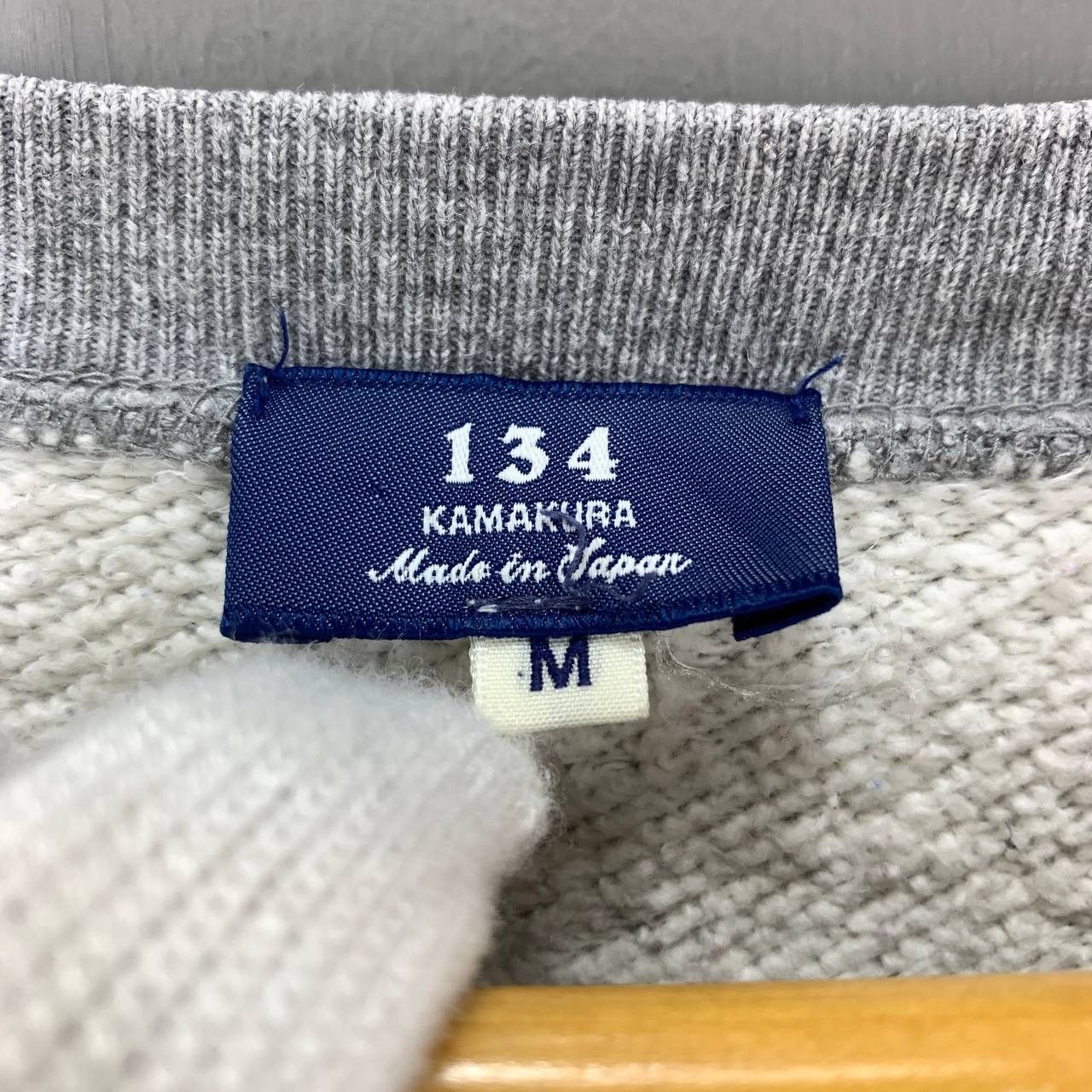 Japanese Brand 134 KAMAKURA Crew Neck Sweatshirt #2313-01 Size US S / EU 44-46 / 1 - 6 Thumbnail
