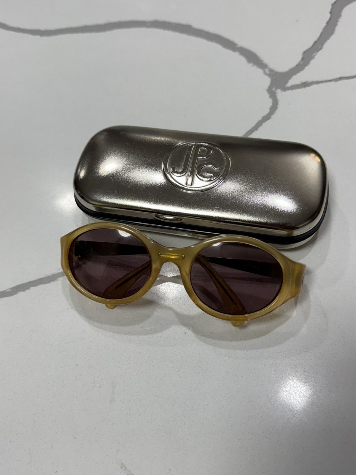 Jean Paul Gaultier VINTAGE JEAN PAUL GAULTIER 56-2272 STEAMPUNK SUNGLASSES Size ONE SIZE - 4 Thumbnail