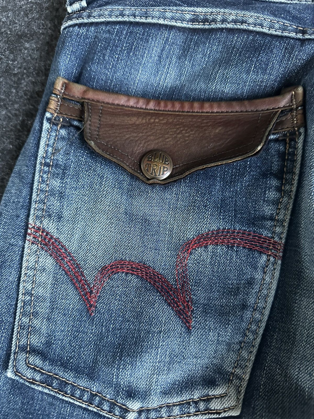 Edwin Vintage 90s Edwin Blue Trip Stone Washed Denim 30x29 D382 Size US 30 / EU 46 - 7 Thumbnail