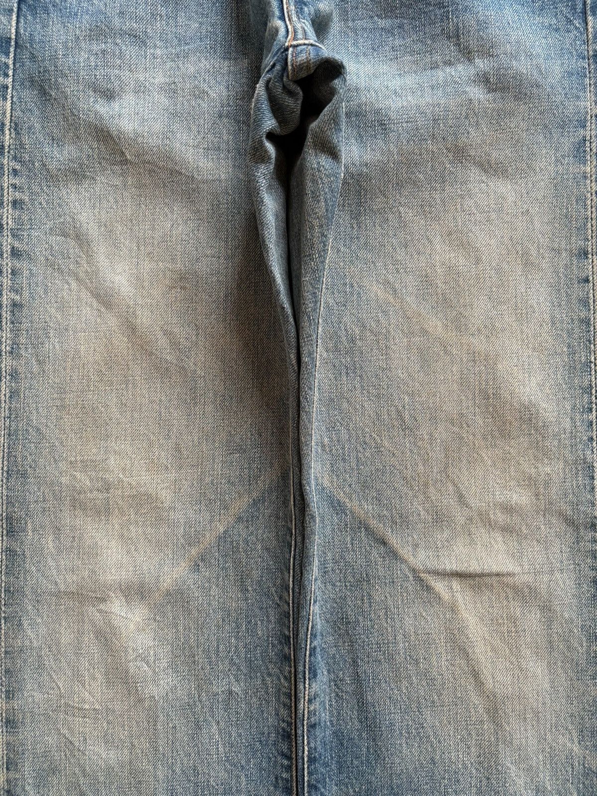 Levi's Vintage 80s Levis 502XX Big E Selvedge Distress Loose Jean Size US 28 / EU 44 - 5 Thumbnail
