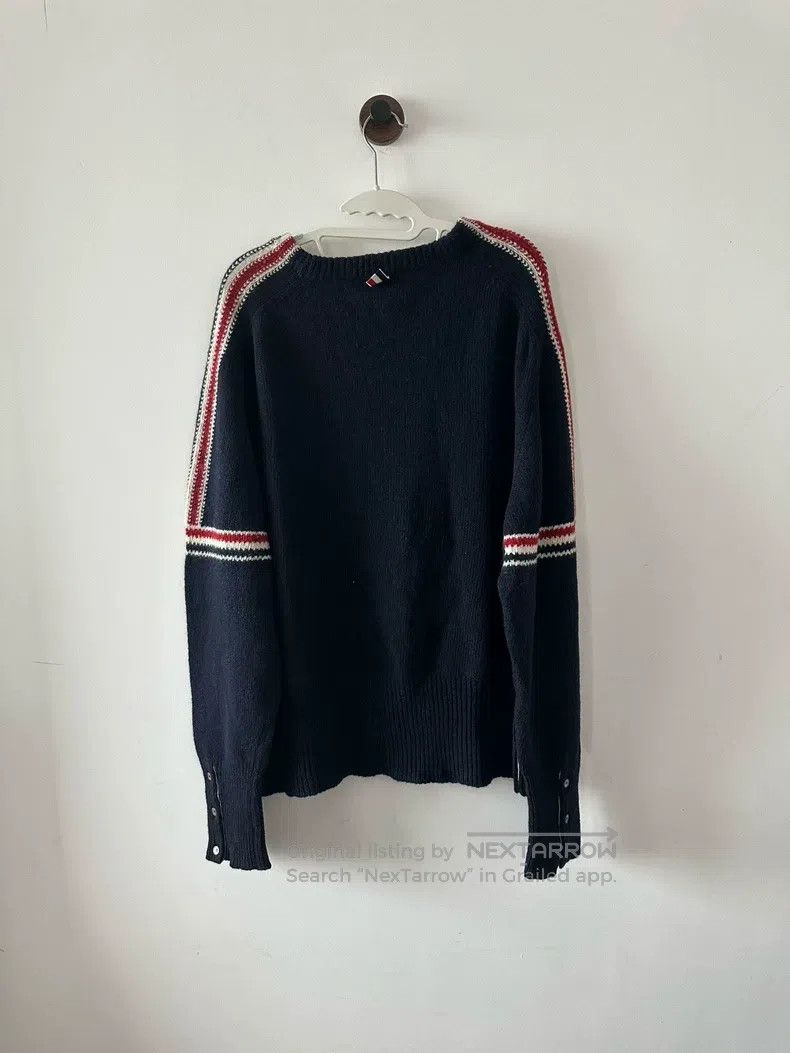 Thom Browne Thom Browne Striped Sweater Size US XL / EU 56 / 4 - 2 Thumbnail