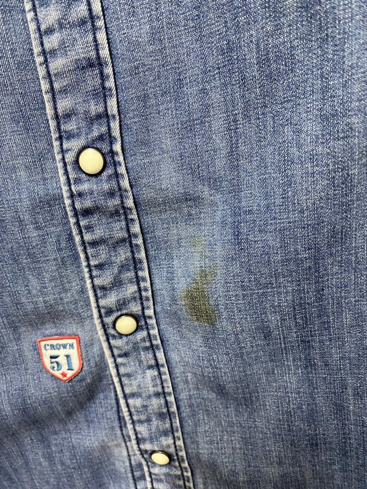 H&M H&M Denim Jeans Shirt Button Up Size US M / EU 48-50 / 2 - 5 Thumbnail