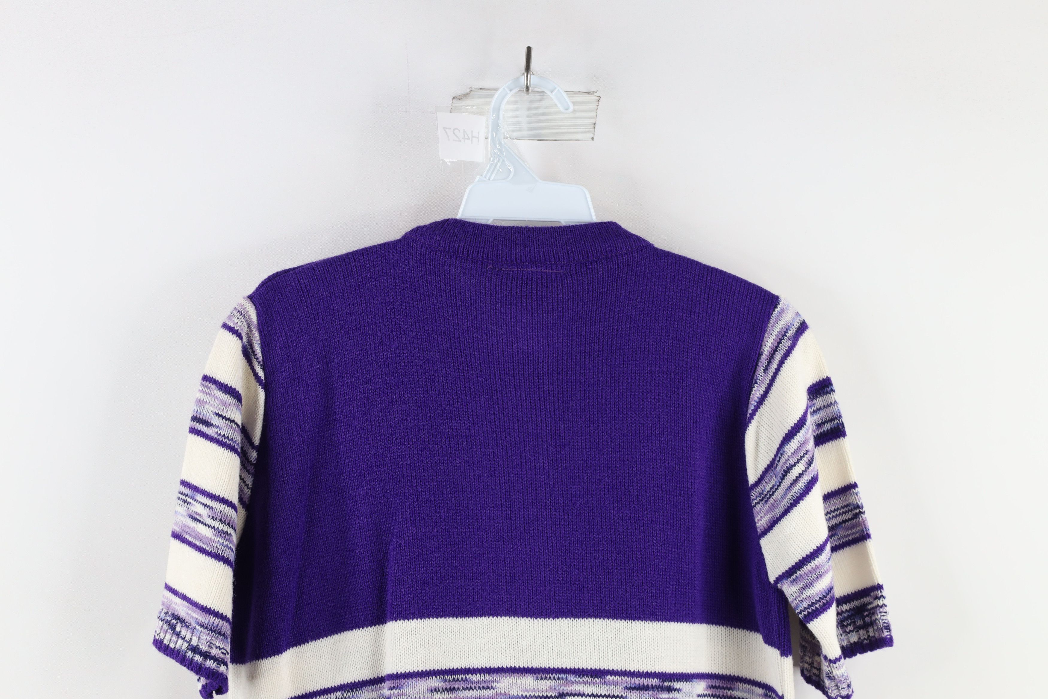Vintage Vintage 50s 60s Streetwear Short Sleeve Henley Sweater USA Size M / US 6-8 / IT 42-44 - 6 Thumbnail