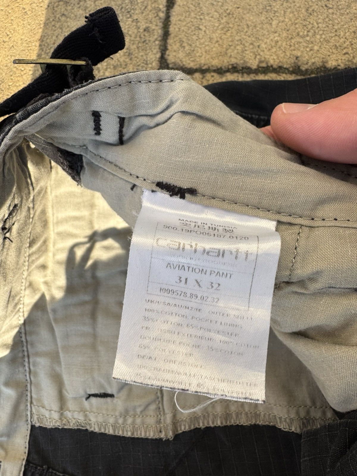 Carhartt × Japanese Brand × Vintage Carhartt Wip Vintage Aviation Cargo Pants Size US 31 - 15 Thumbnail