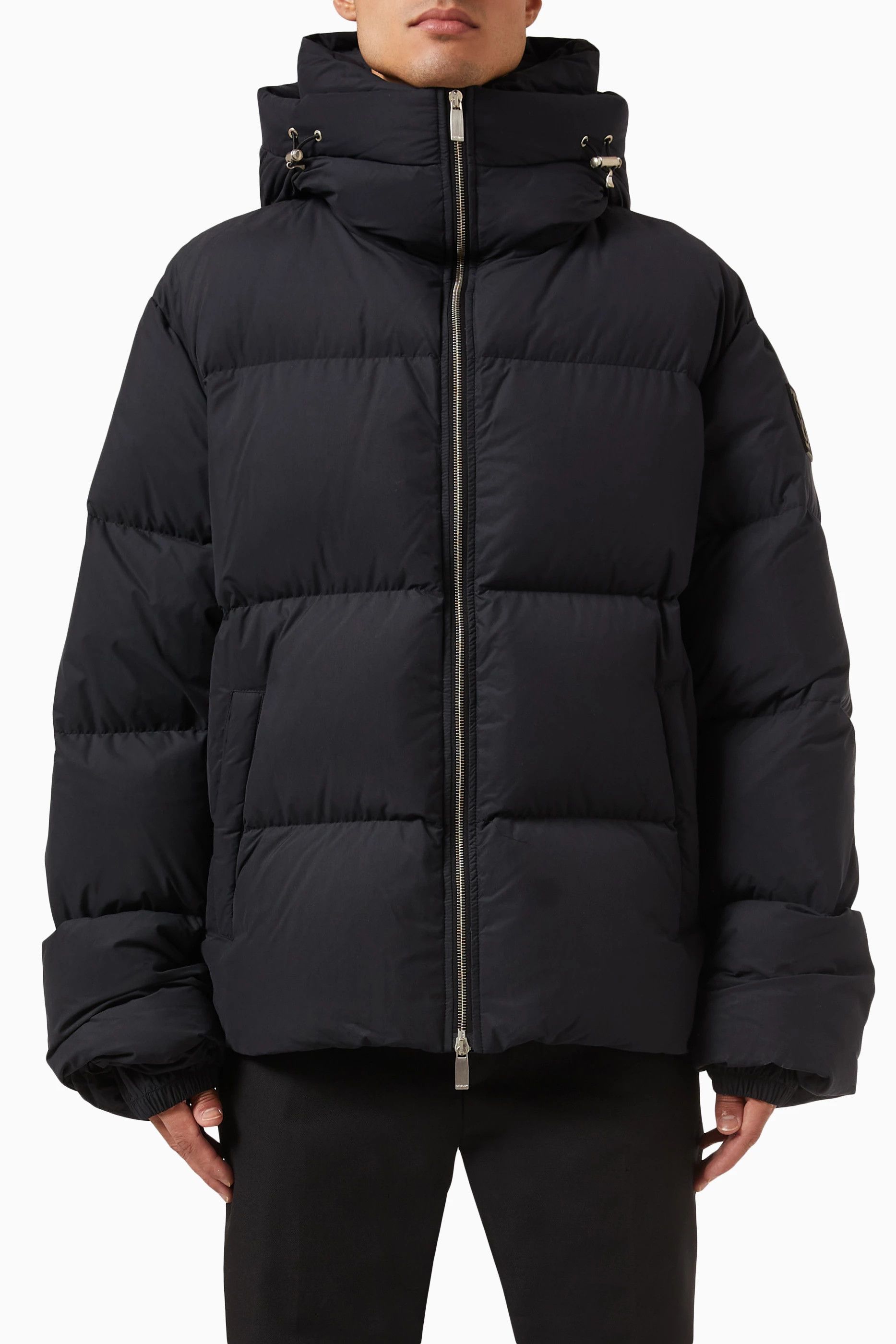 Off-White o1y0225 Shell Jacket in Black Size US M / EU 48-50 / 2 - 1 Thumbnail