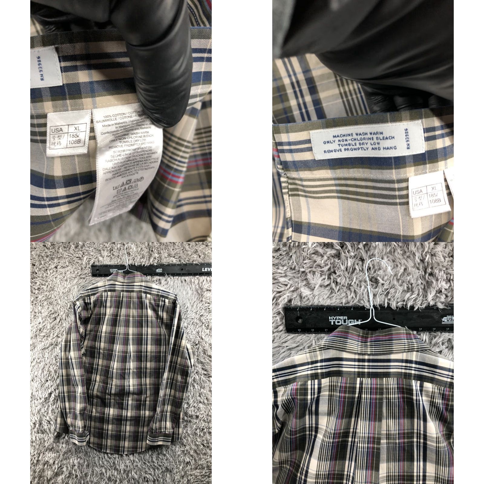 Brooks Brothers Brooks Brothers 346 Shirt Button-Down XL Mens Long Sleeve Plaid Modern Classic Shirt Size US XL / EU 56 / 4 - 8 Thumbnail