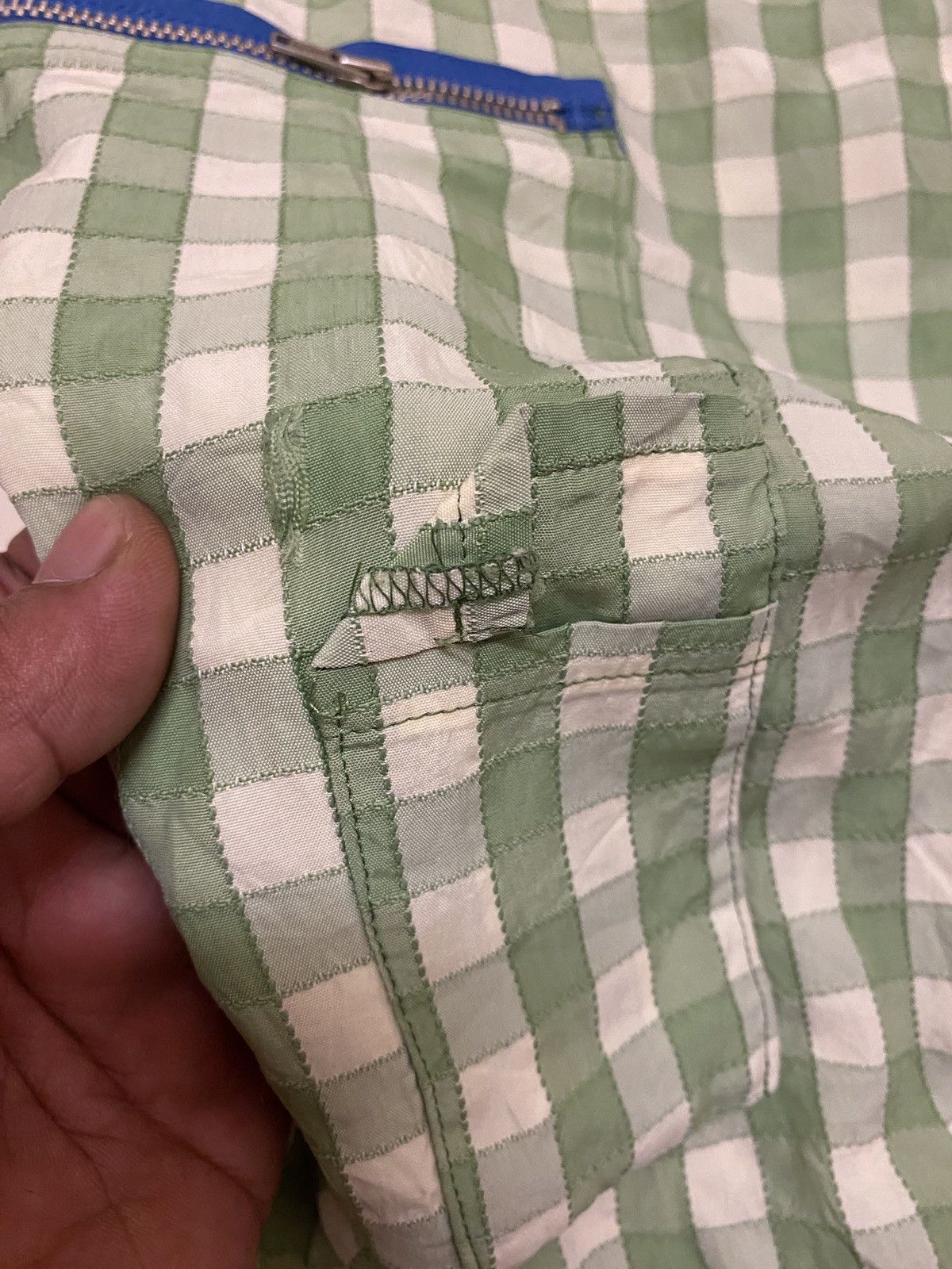 Issey Miyake Vtg issey miyake IS gingham balloon cargo pants Size US 26 / EU 42 - 5 Thumbnail