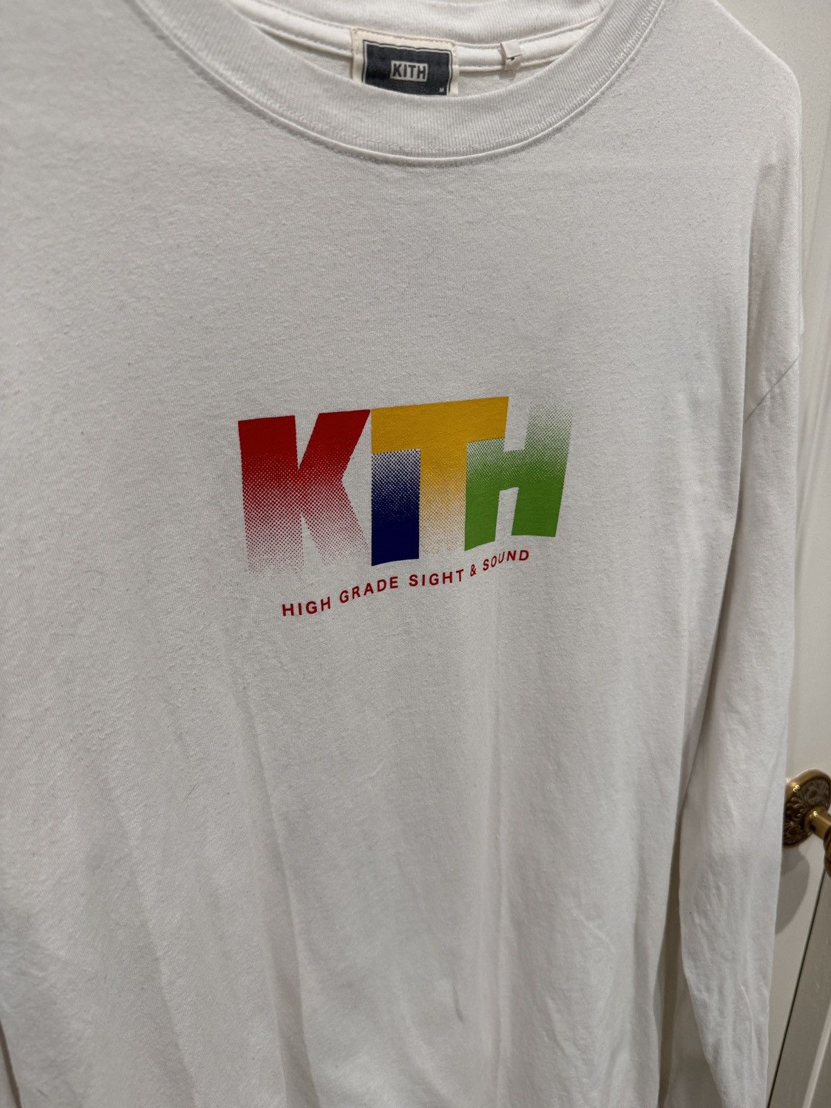 Kith Kith Sight & Sound White Longsleeve Tee size M Size US M / EU 48-50 / 2 - 4 Thumbnail