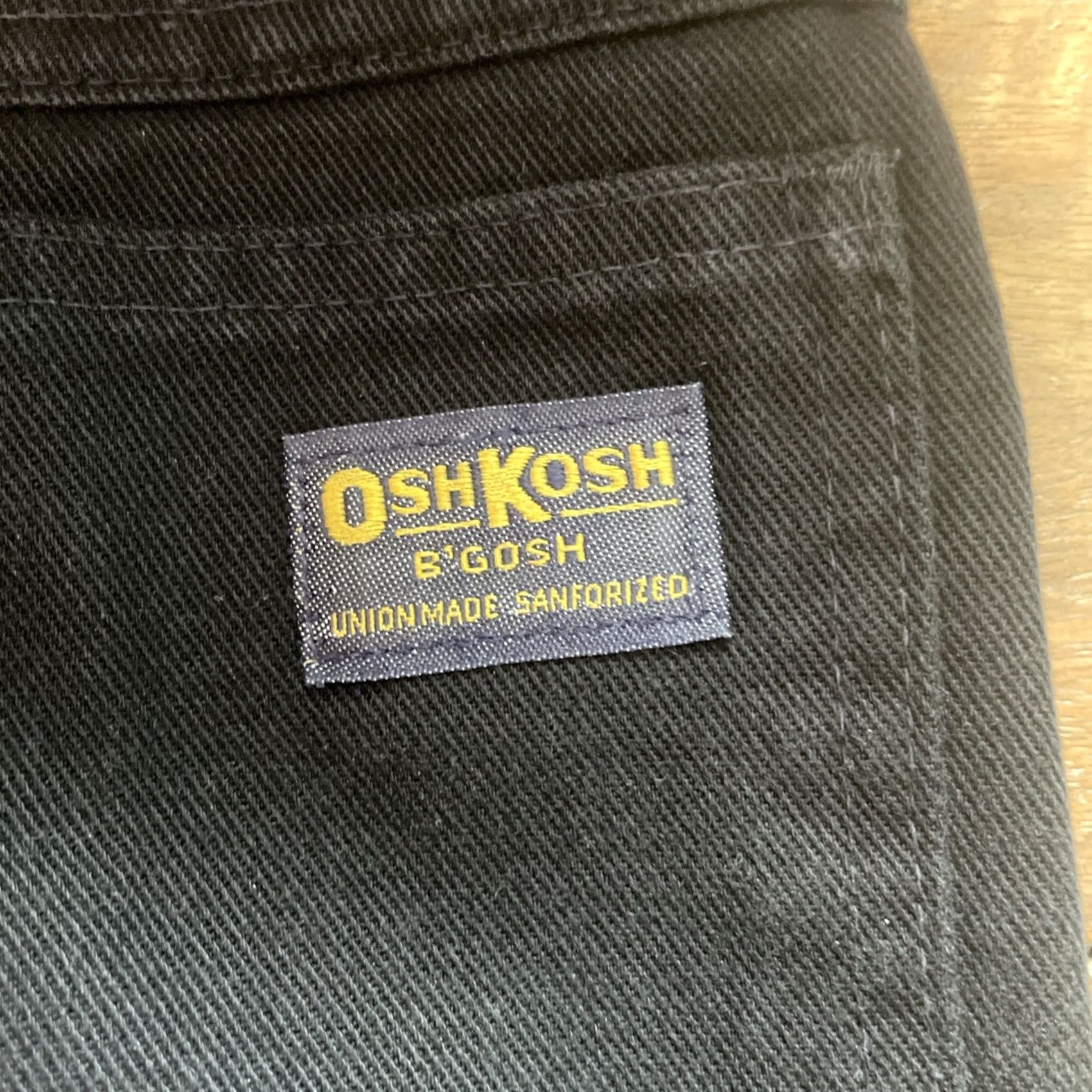 Vintage VINTAGE Oshkosh B'gosh Denim Carpenter Jeans 28x32 Black Union Made USA 80s 50s 60s 70s Workwear Mens Straight 5-Pocket Denim Tailor Hemmed Size US 28 / EU 44 - 3 Thumbnail