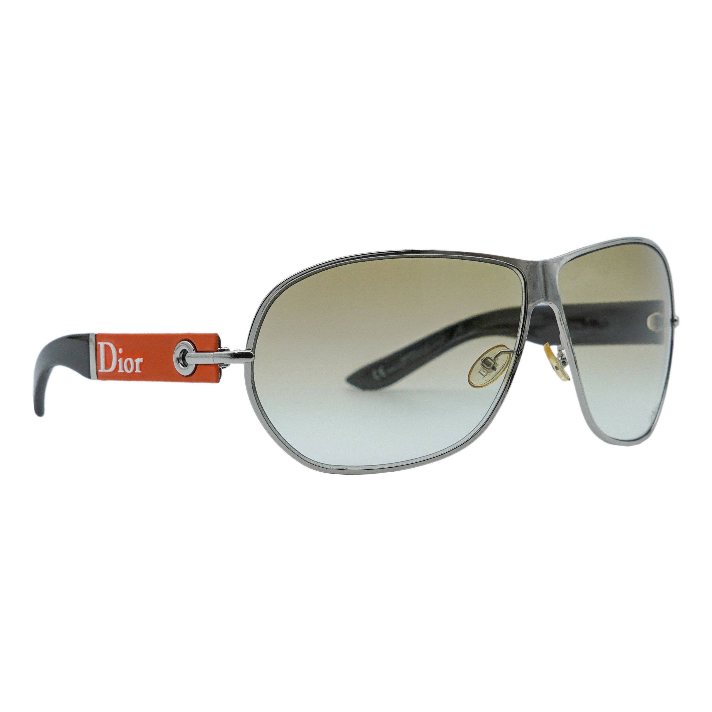 Dior × Vintage DIOR Lock Heart Logo Sunglasses Y2k archive