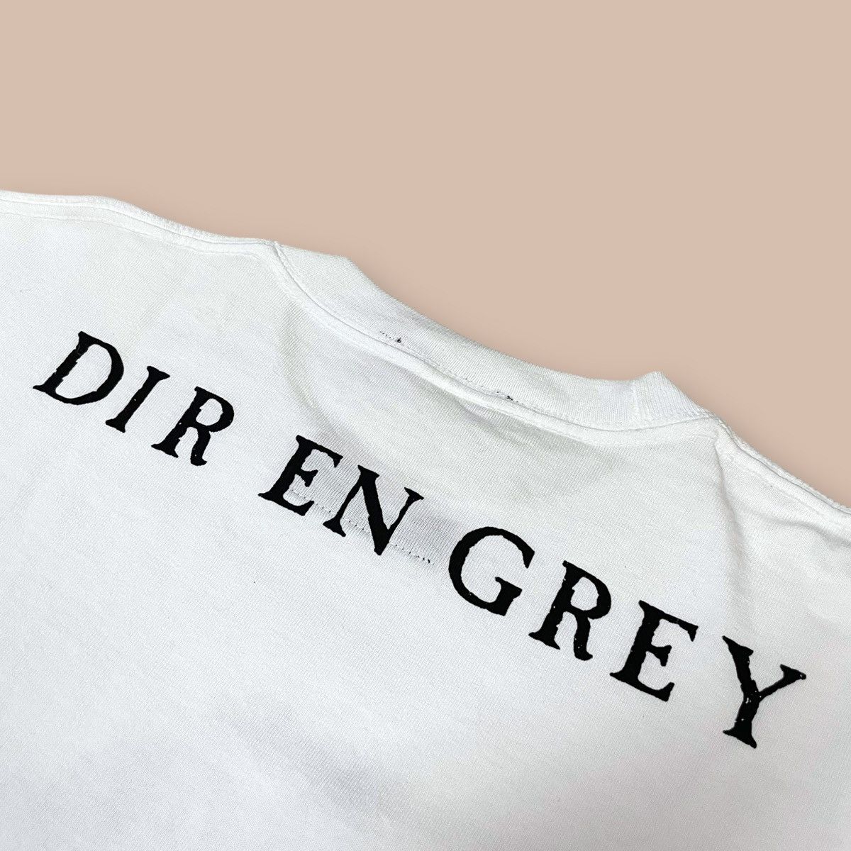 Band Tees Dir-En-Grey White Tees Size US L / EU 52-54 / 3 - 6 Thumbnail