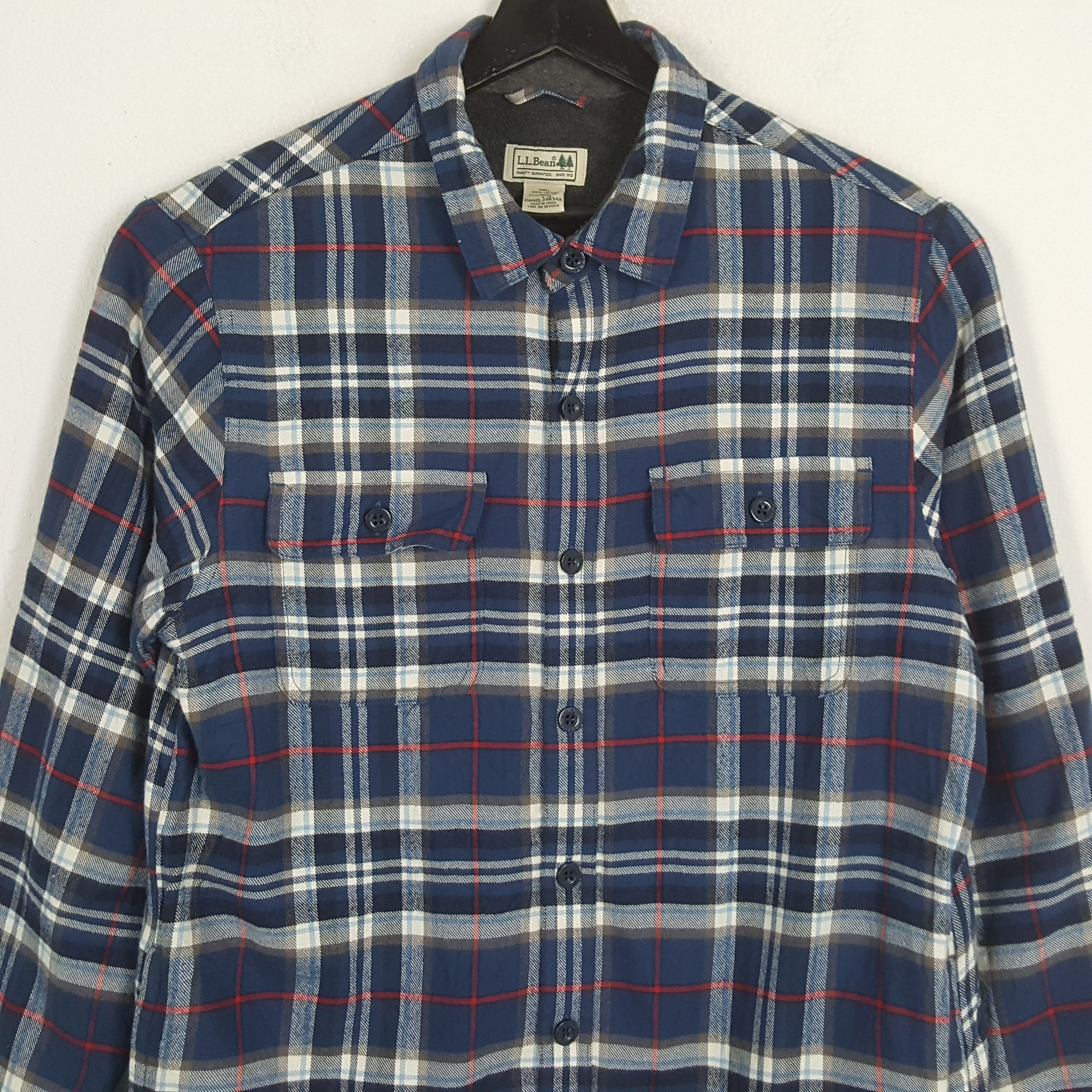 L.L. Bean × Vintage L.L BEAN Outdoor Style Brand Double Pocket Shirt Size US M / EU 48-50 / 2 - 2 Thumbnail