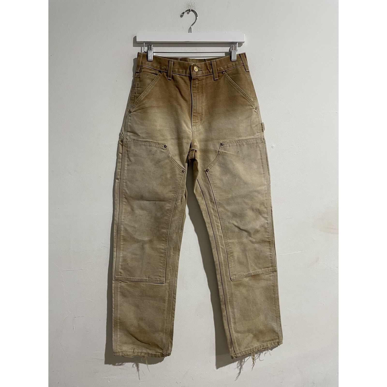 VINTAGE CARHARTT KHAKI DOUBLE KNEE SIZE 29