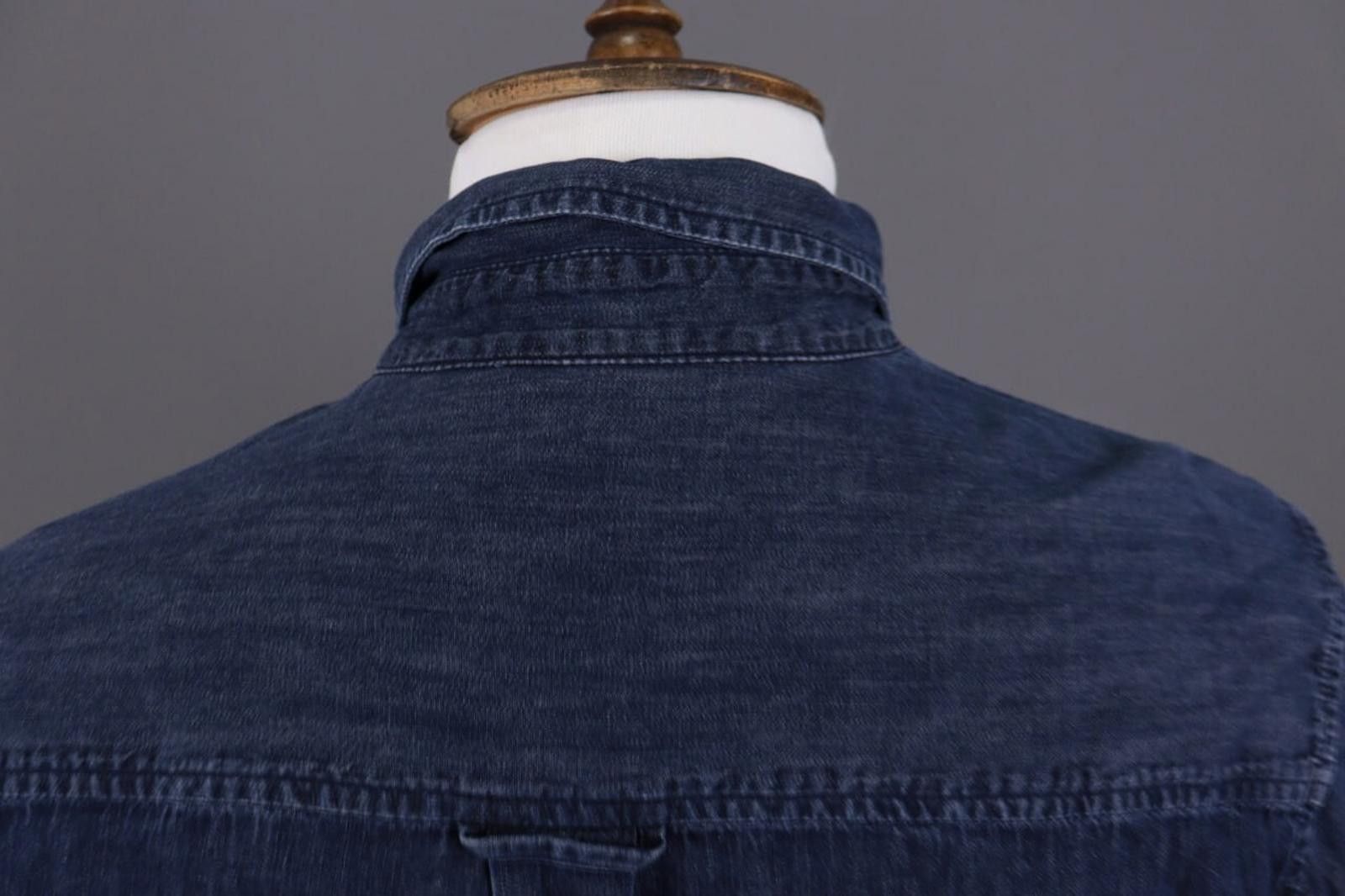 Carhartt Carhartt L/S Civil Shirt Blue Denim Overshirt Shir Sz L Size US L / EU 52-54 / 3 - 11 Thumbnail