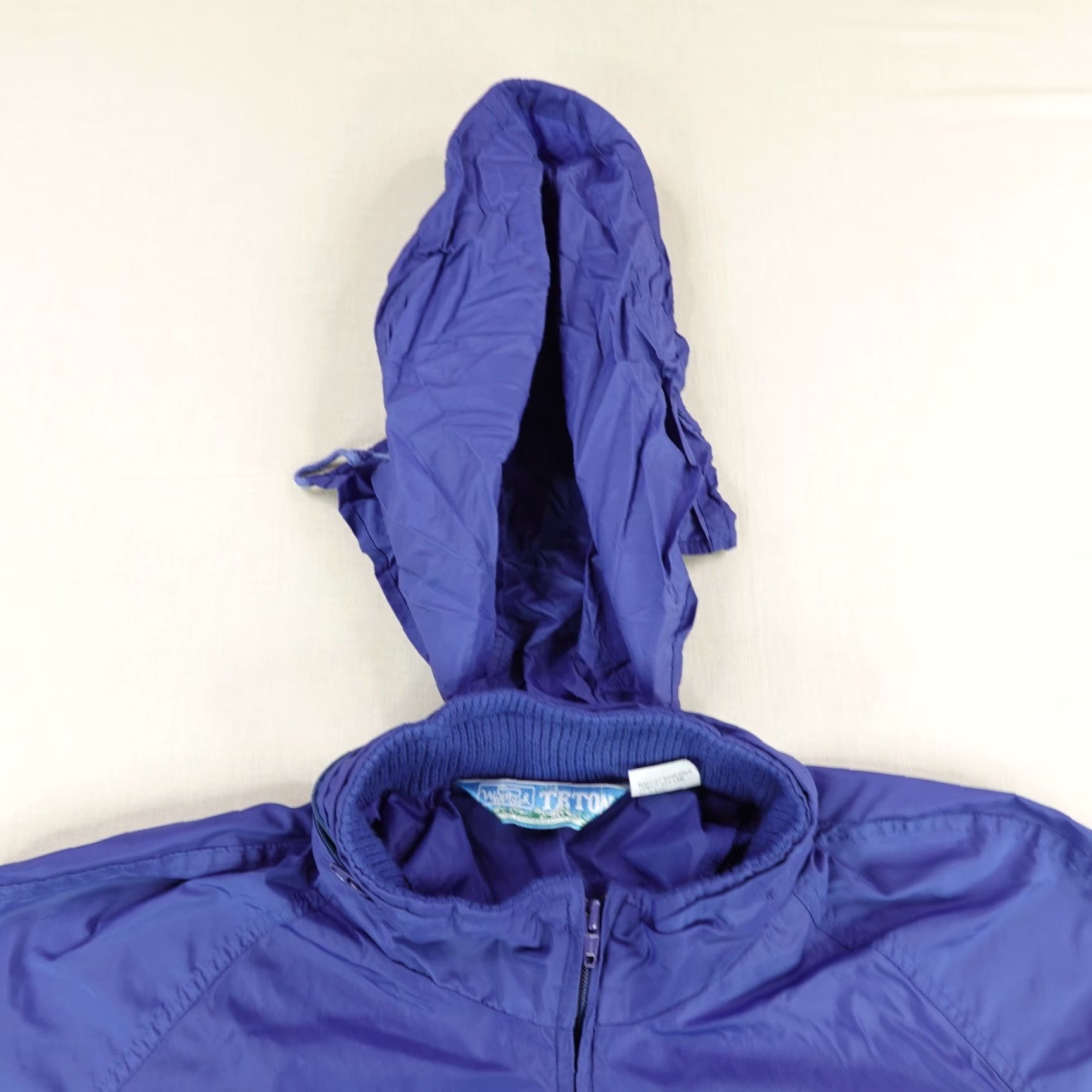 Vintage VINTAGE Woolrich Windbreaker Jacket Mens XL Royal Blue Lightweight Hooded 90s Outdoor Size US XL / EU 56 / 4 - 2 Thumbnail