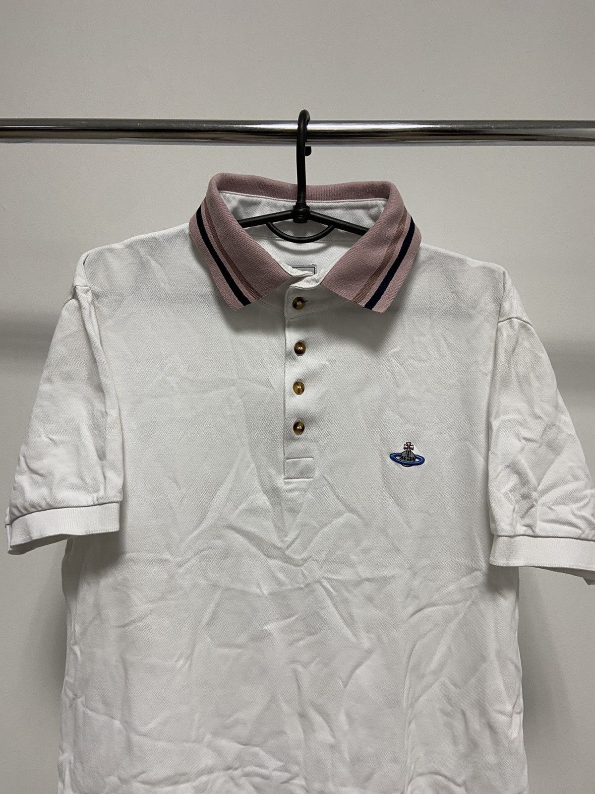Vintage × Vivienne Westwood Vivienne Westwood Polo T Shirt Vintage Small Orb Logo Luxury Size US XL / EU 56 / 4 - 2 Thumbnail