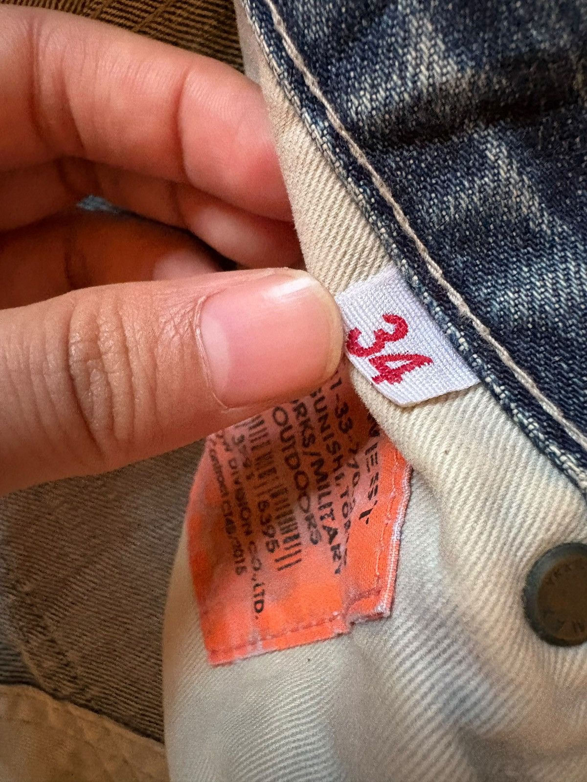 Japanese Brand Vintage Japanese Gowest Mud Wash Military Baggy Jeans Size US 34 / EU 50 - 9 Thumbnail