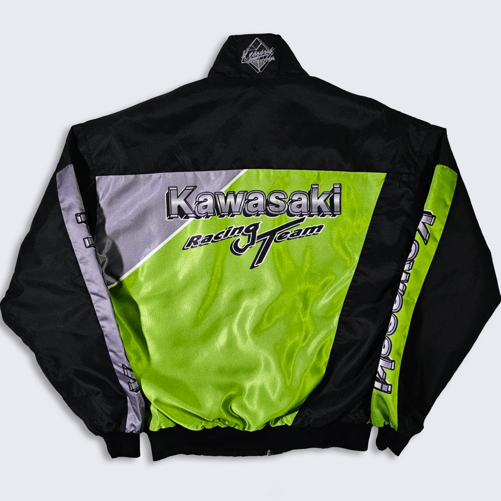 Vintage Kawasaki Racing Team Vintage Racing Moto Bike Jacket Size US XXL / EU 58 / 5 - 2 Thumbnail