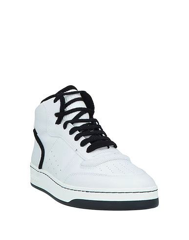 Saint Laurent Paris o1bcso1str0724 Mid-Top Sneaker in White Size US 9.5 / EU 42-43 - 4 Thumbnail