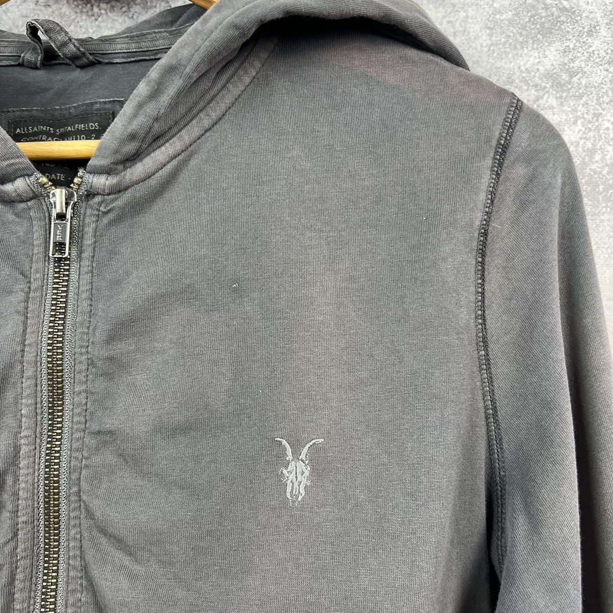 Allsaints Allsaints Vintage Zip Hoodie Size US S / EU 44-46 / 1 - 12 Thumbnail
