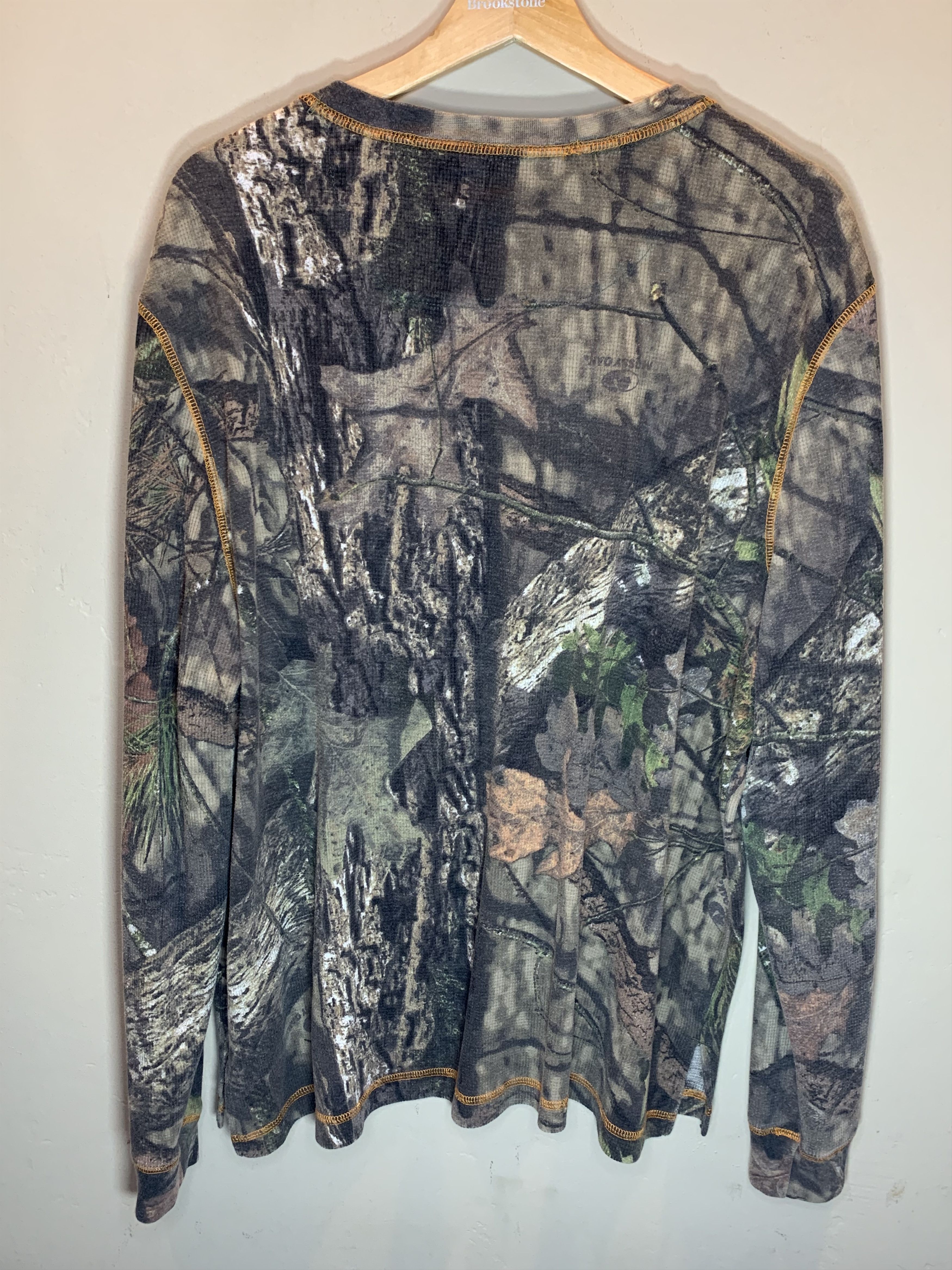 Mossy Oaks *RARE* Vintage Mossy Oak Camo Knit Henley Long Sleeve Shirt Size US XL / EU 56 / 4 - 2 Thumbnail
