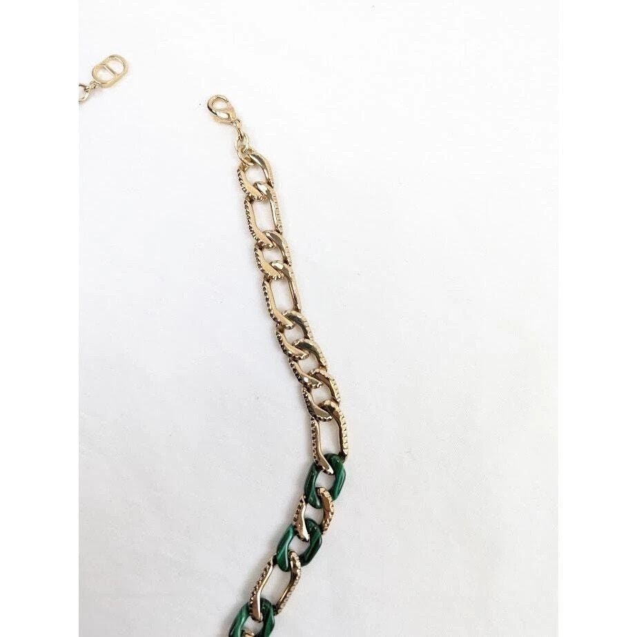 Dior o1rshd1 Size: OS / MCJ Fashion JWL Bracelet in Gold/Green Size ONE SIZE - 12 Thumbnail