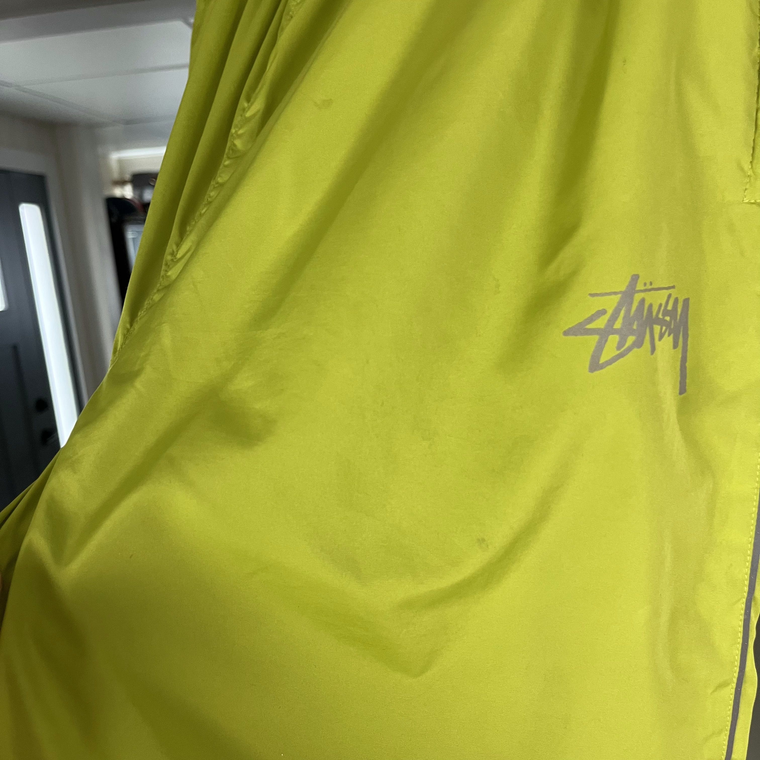 Stussy Stussy Side Pocket Nylon Mens Medium Track Pants Yellow Size US 32 / EU 48 - 12 Thumbnail