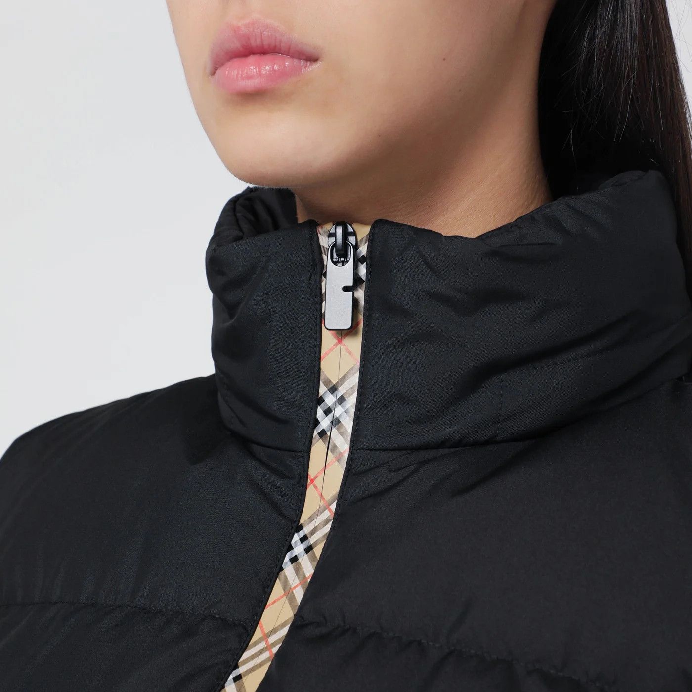 Burberry o1d2blof0426 Zip Up Puffer Jacket in Black Size L / US 10 / IT 46 - 3 Thumbnail