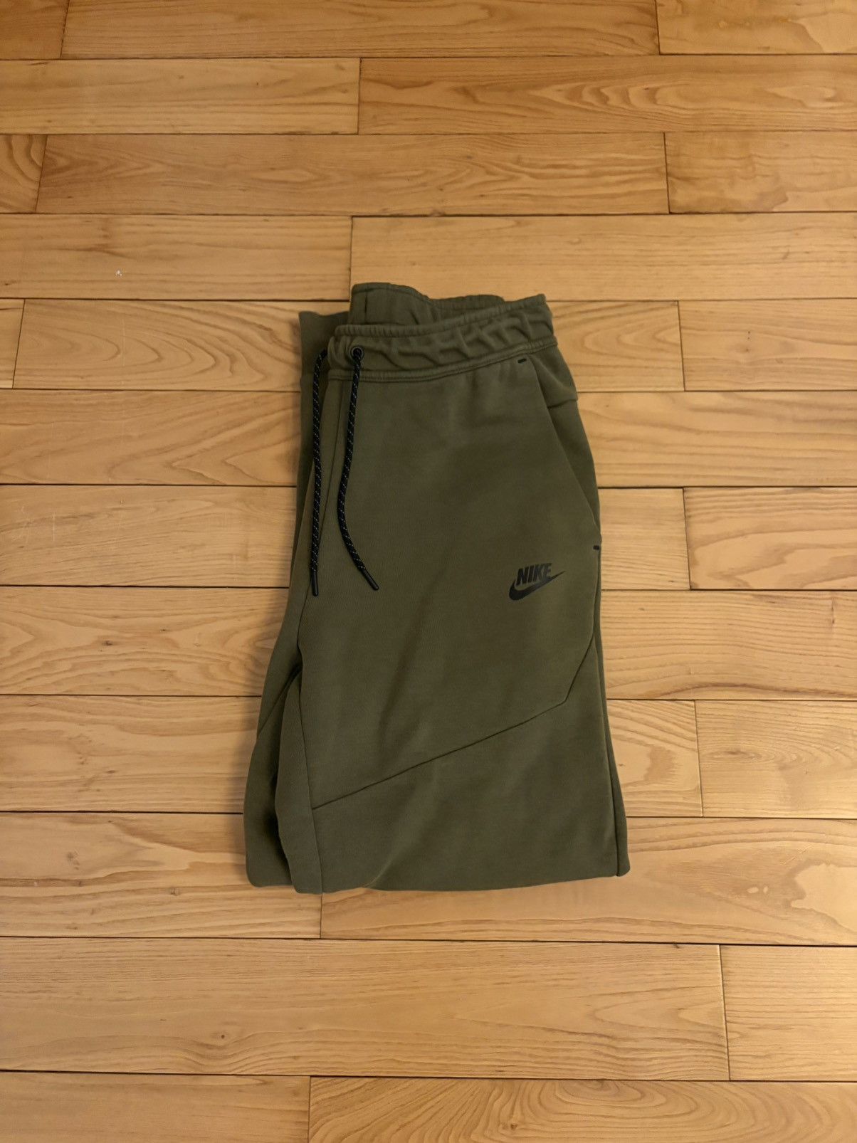Nike Nike Tech Fleece bottoms olive - khaki Size US 28 / EU 44 - 6 Thumbnail