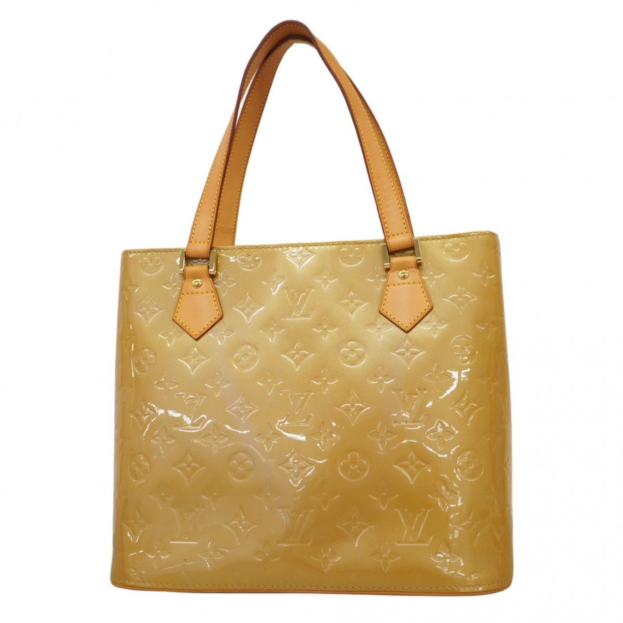Louis Vuitton Tote Bag Vernis Houston M91340 Noisette Ladies, Women's