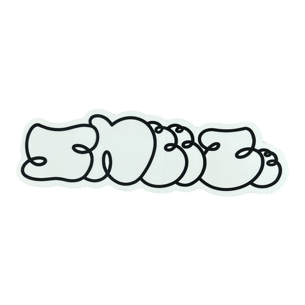 Sneeze Magazine Sneeze Magazine Logo Sticker White Size ONE SIZE - 1 Preview