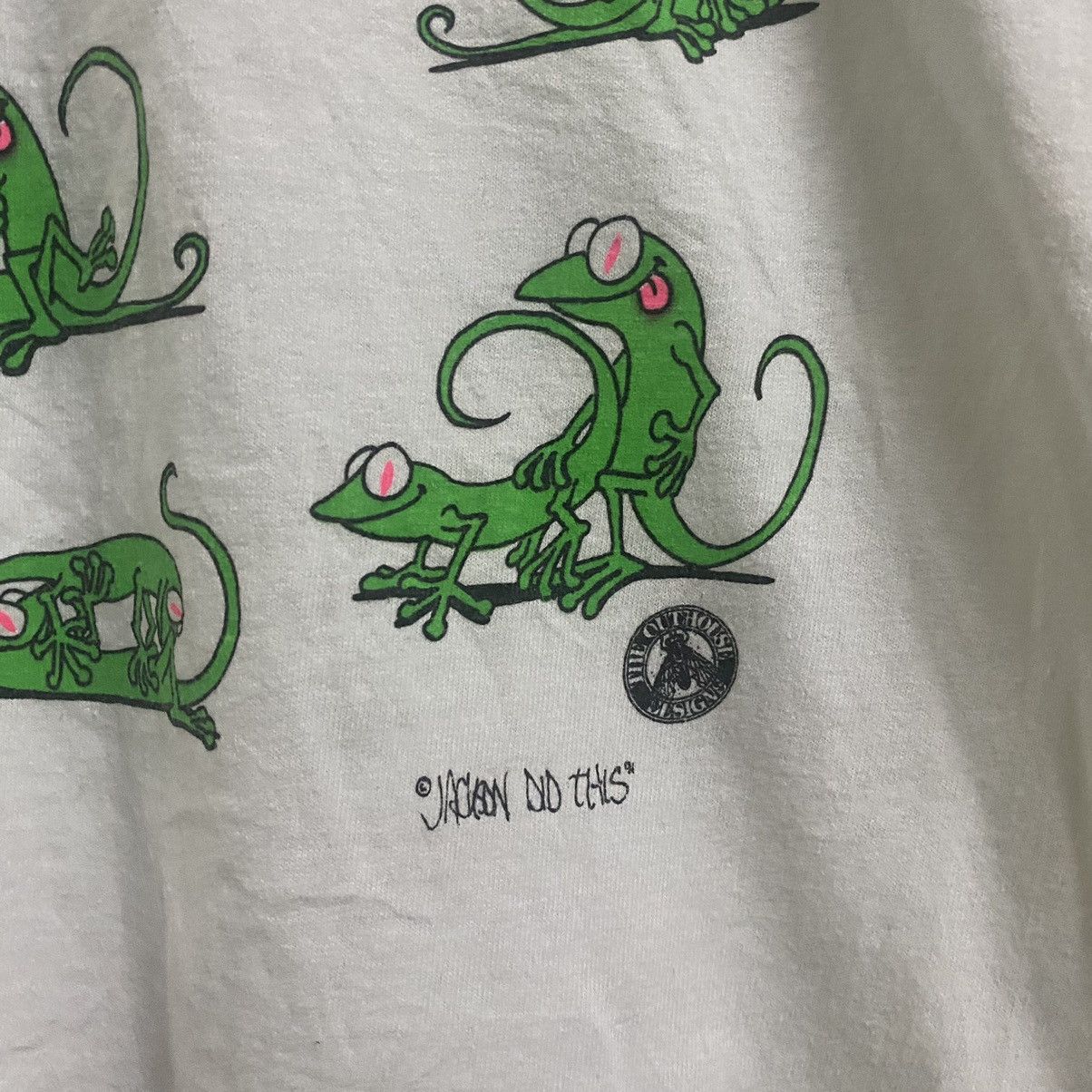 Designer × Vintage Designer x 90' Lizards Tshirt Sex Position X Vintage Size US XL / EU 56 / 4 - 3 Thumbnail