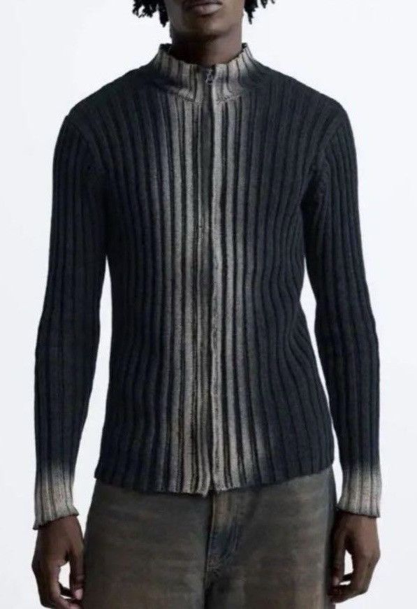 Zara Vintage Zara Man Berlin Edition Zip Sweater Diesel Style Size US M / EU 48-50 / 2 - 1 Thumbnail