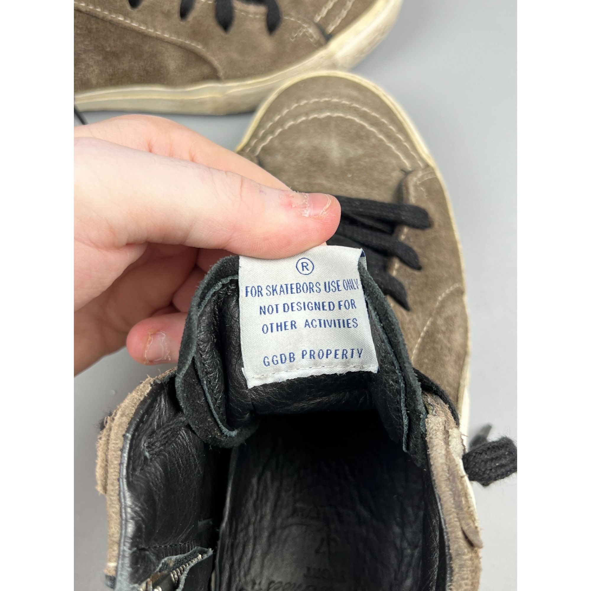 Golden Goose Vintage Golden Goose Hi Top Suede Sneakers (Y0866) Size US 7 / IT 37 - 12 Thumbnail