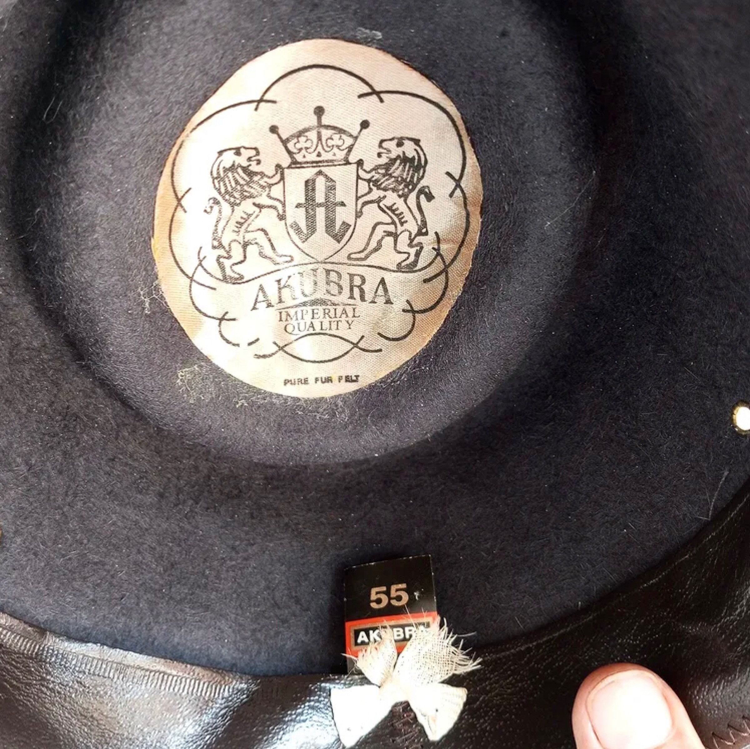 Vintage Vintage Cowboy AKUBRA Imperial Quality Made In Australia Size ONE SIZE - 4 Thumbnail
