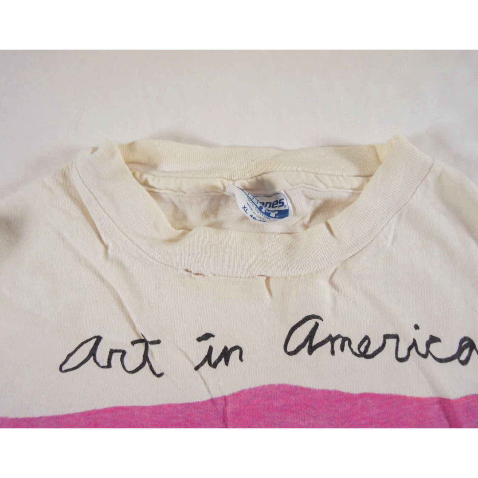90s Fred Babb アートTee VINTAGE 90s FRED BABB ART CAN'T HURT YOU ABSTRACT ART T